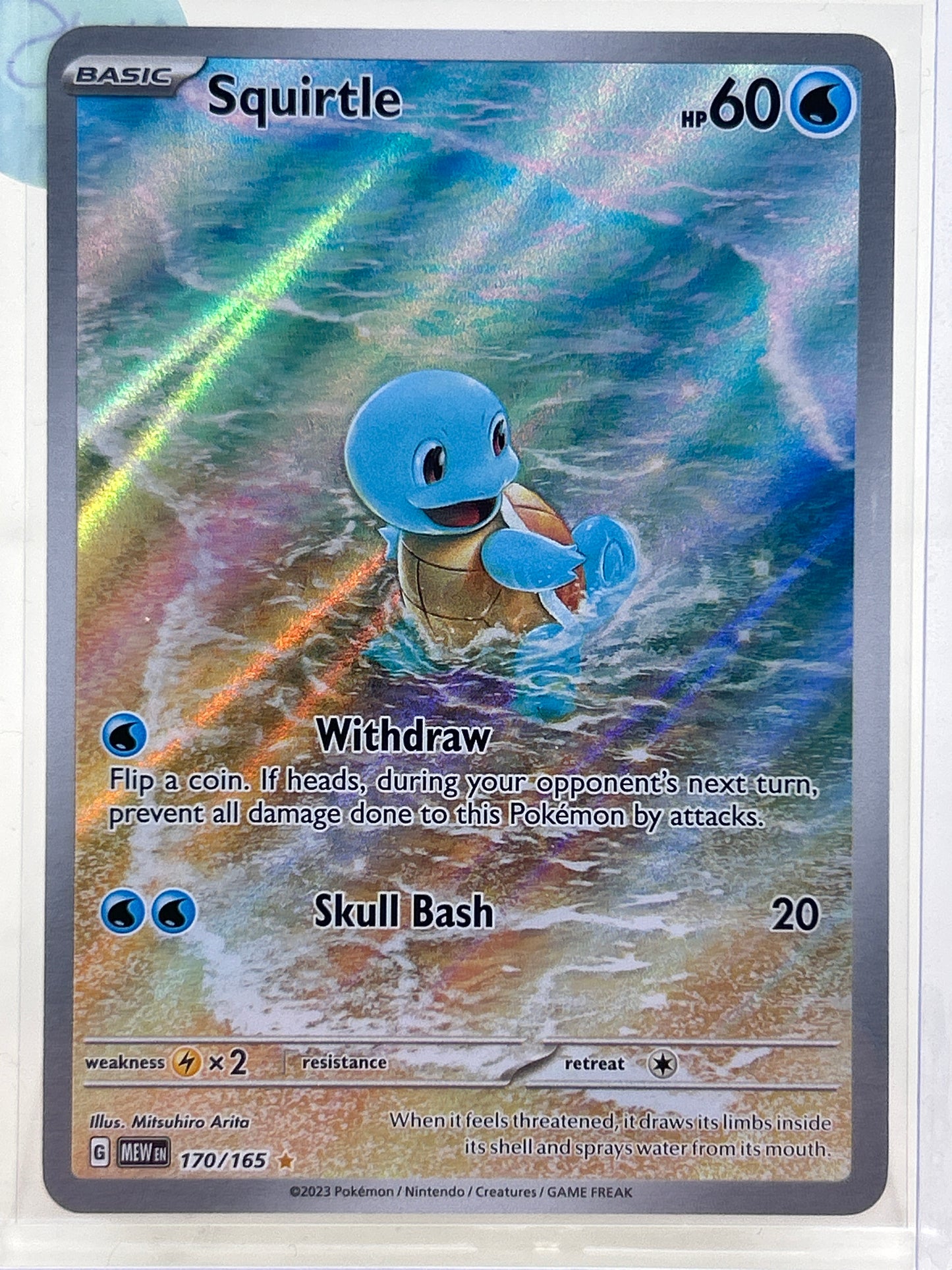 Pokémon TCG Scarlet & Violet: 151 Squirtle 170/165 English