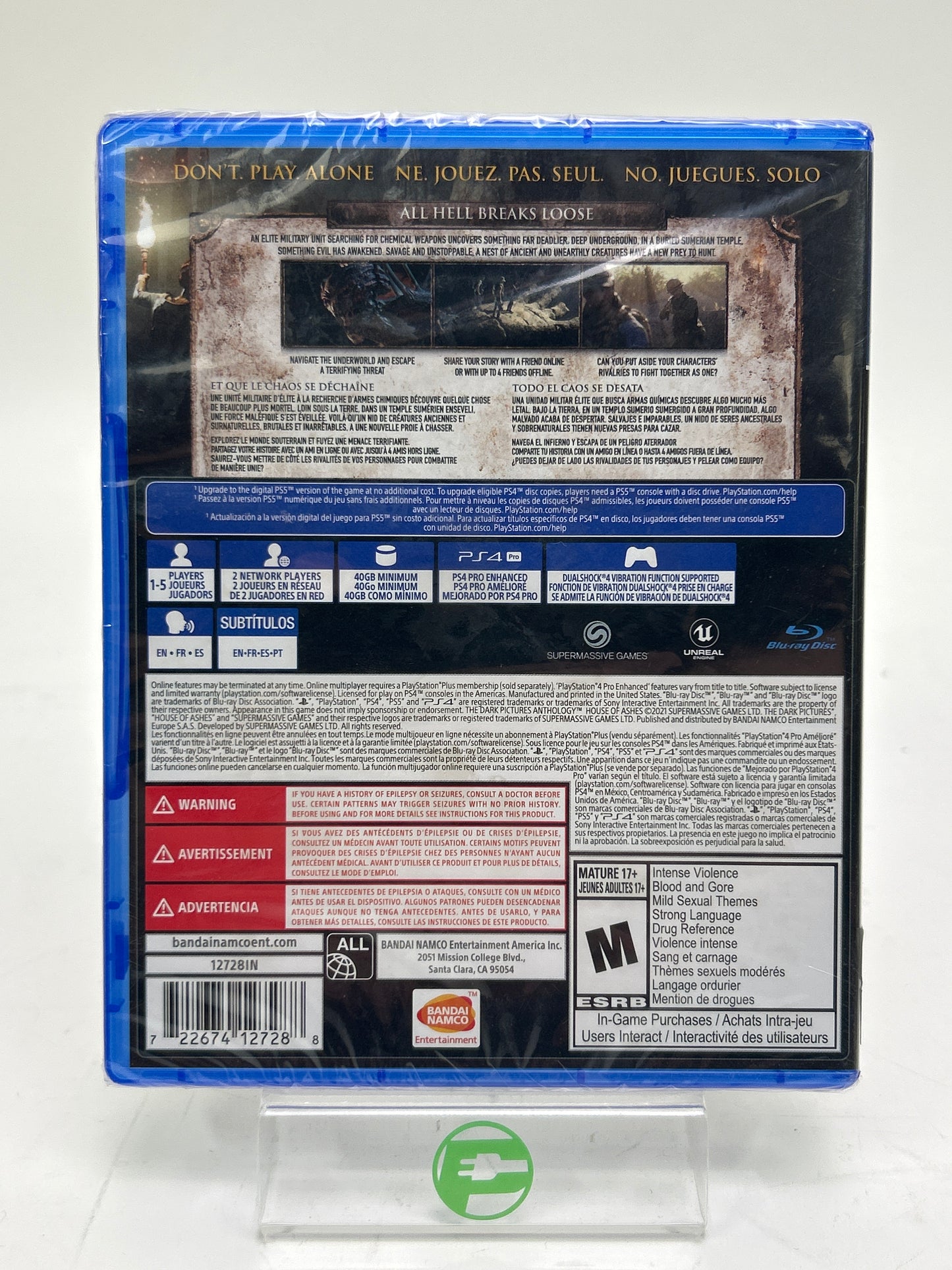 New Dark Pictures: House of Ashes (Sony PlayStation 4 PS4, 2021)