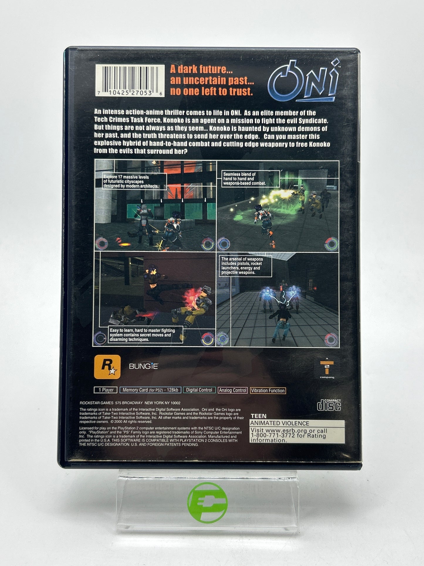 Oni (Sony PlayStation 2 PS2, 2001)
