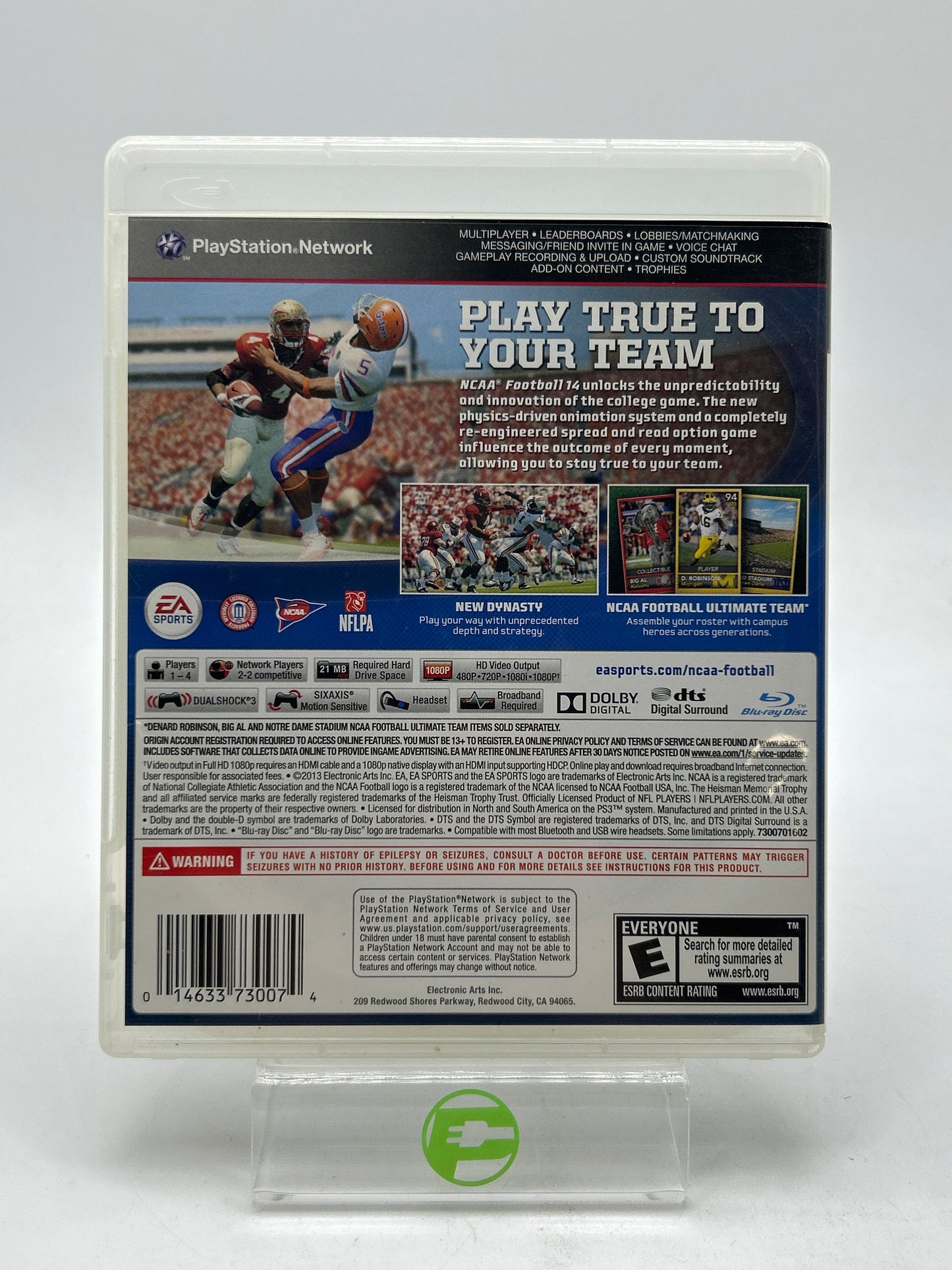 NCAA Football 14 (Sony PlayStation 3 PS3, 2013)