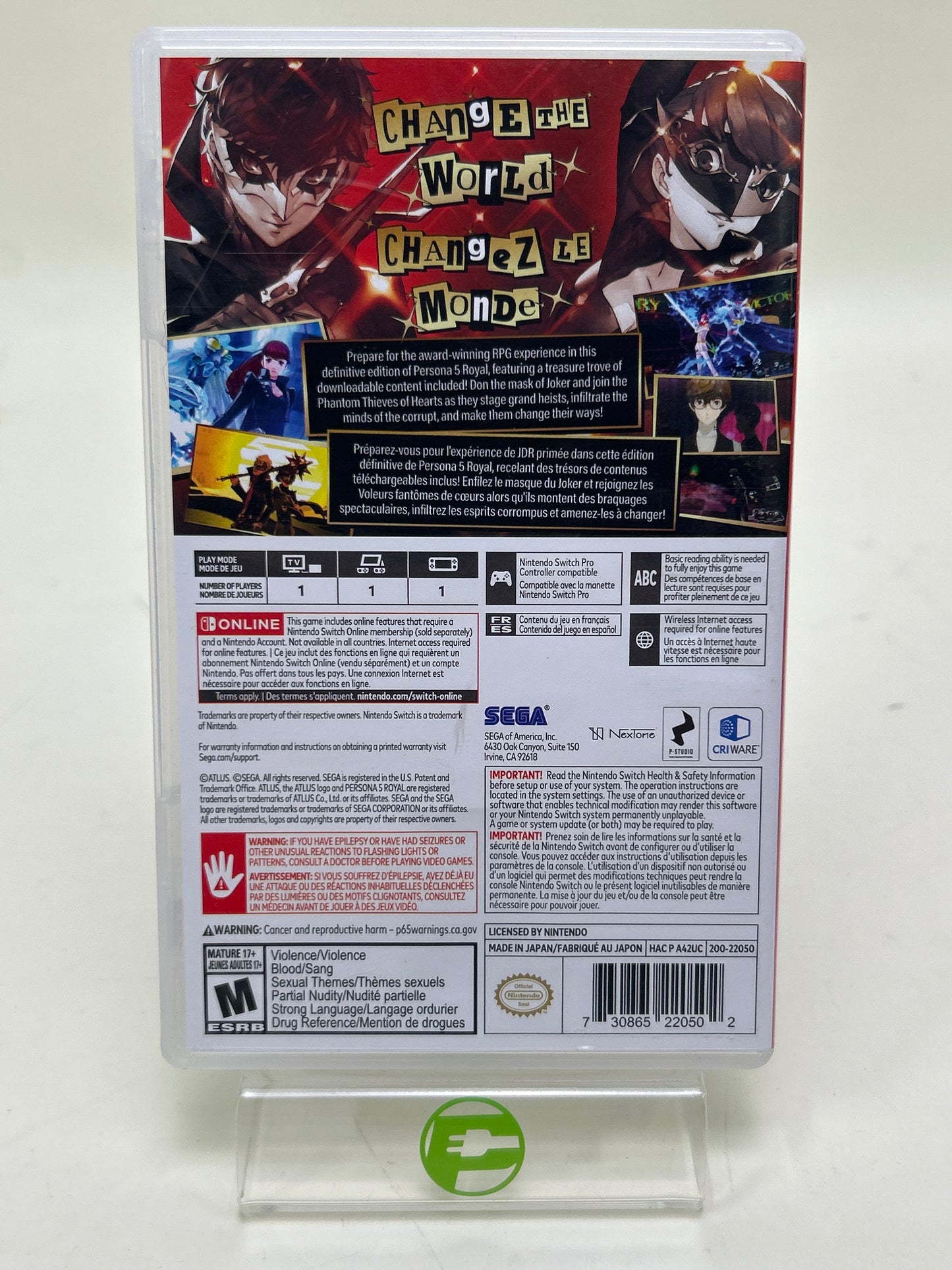 Persona 5 Royal (Nintendo Switch, 2022)