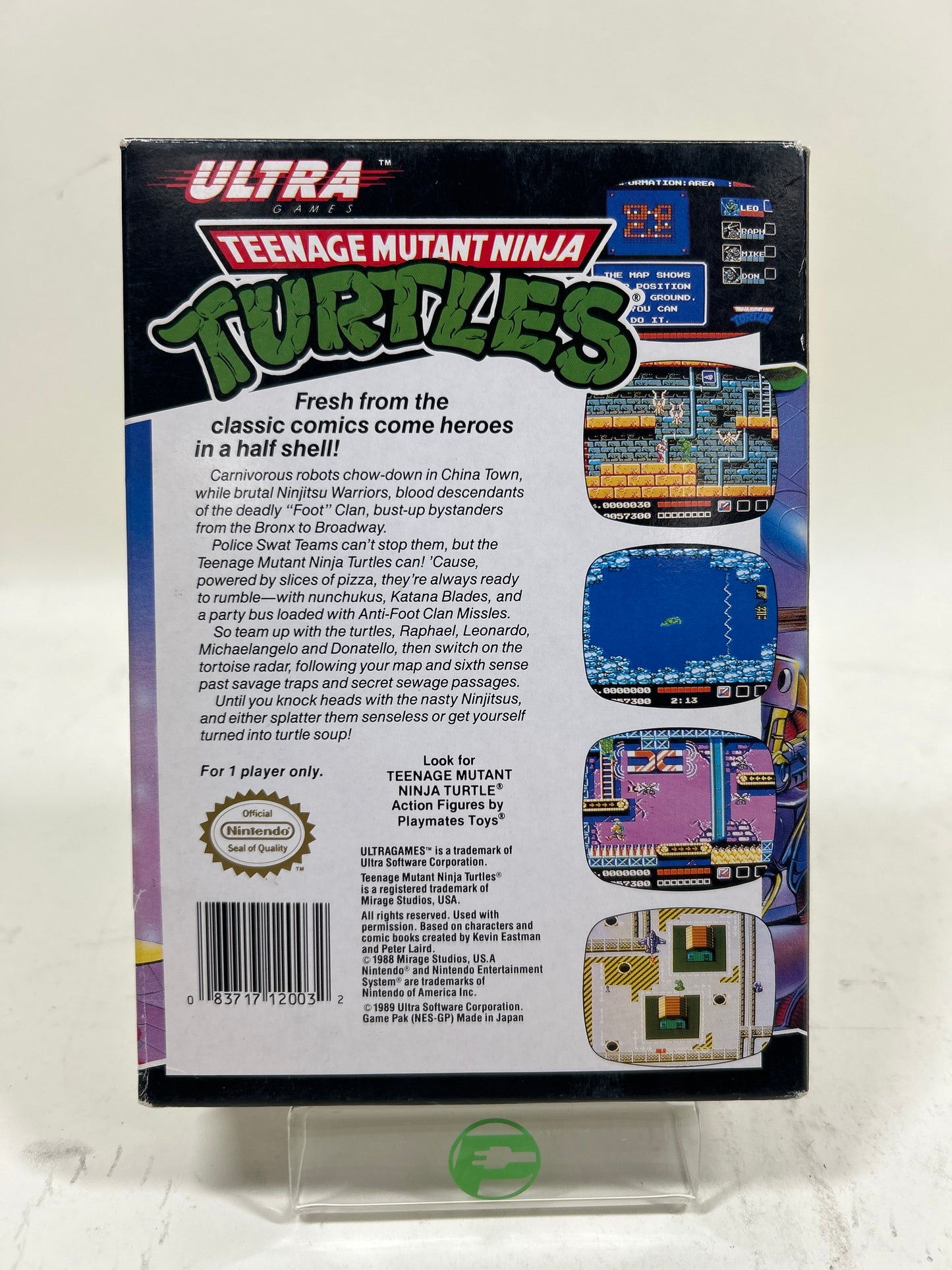 Teenage Mutant Ninja Turtles (Nintendo NES, 1989) CIB