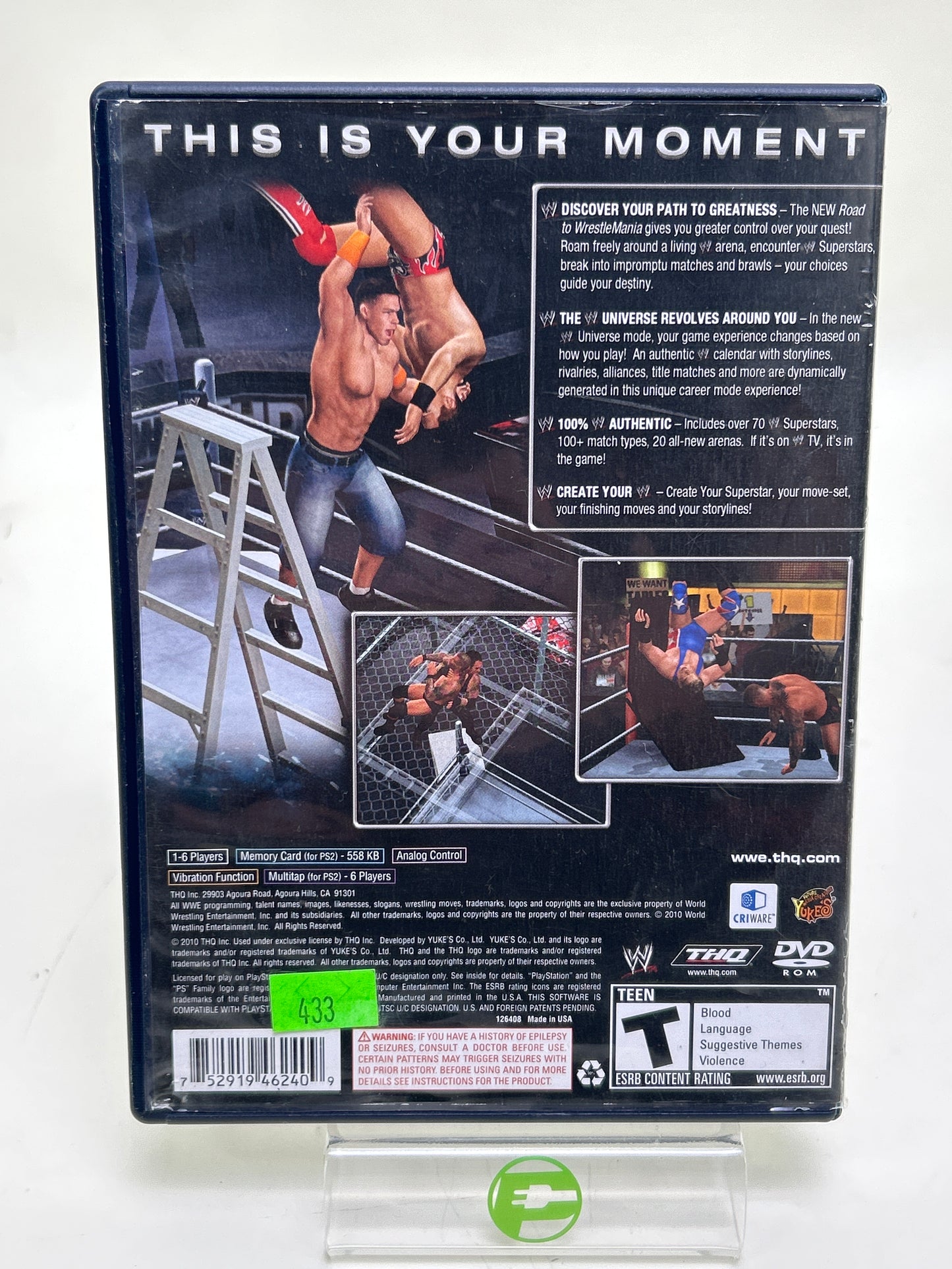 WWE Smackdown vs. Raw 2011 (Sony PlayStation 3 PS3, 2010)