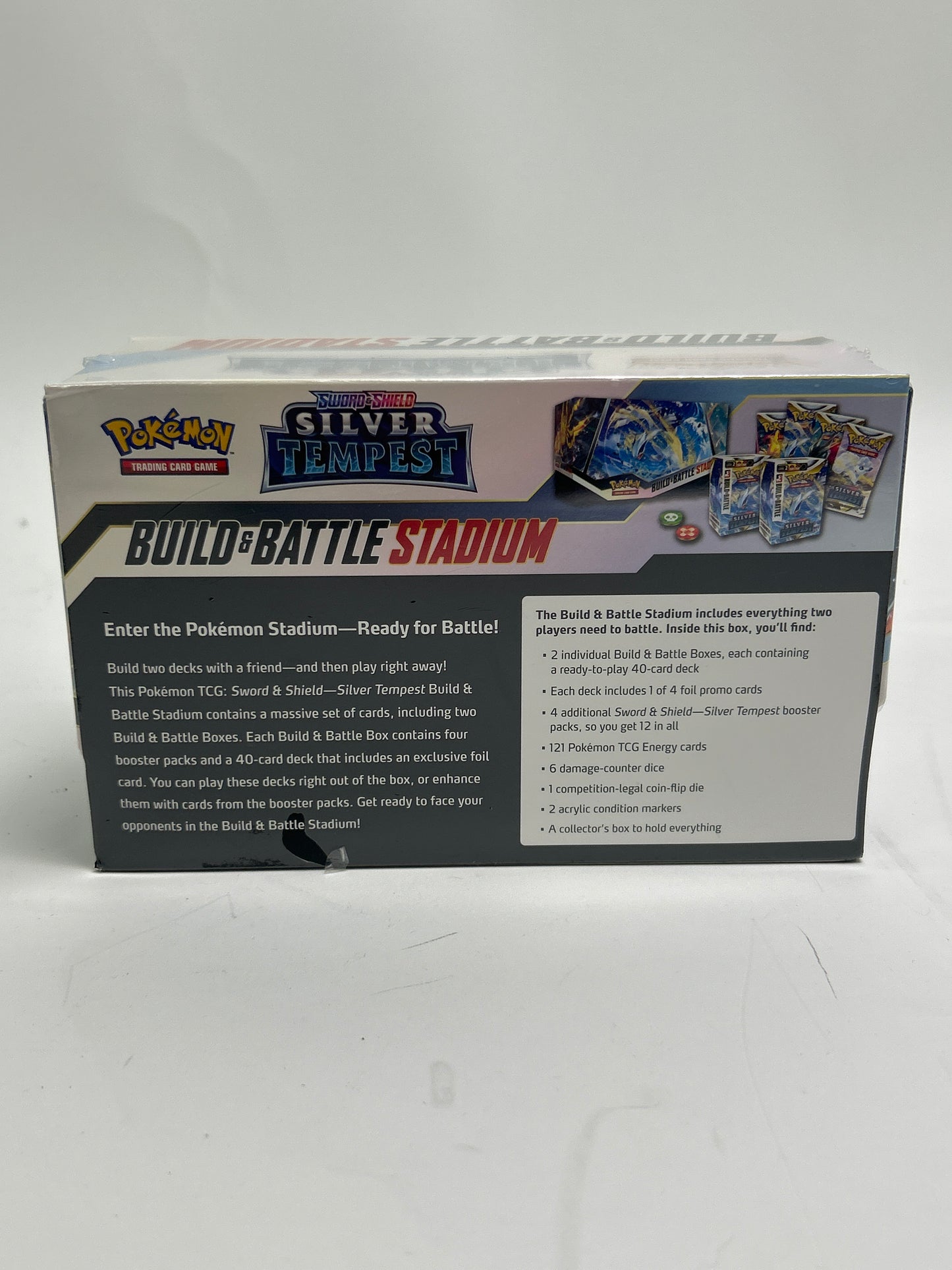 New Pokémon TCG Silver Tempest Build & Battle Stadium