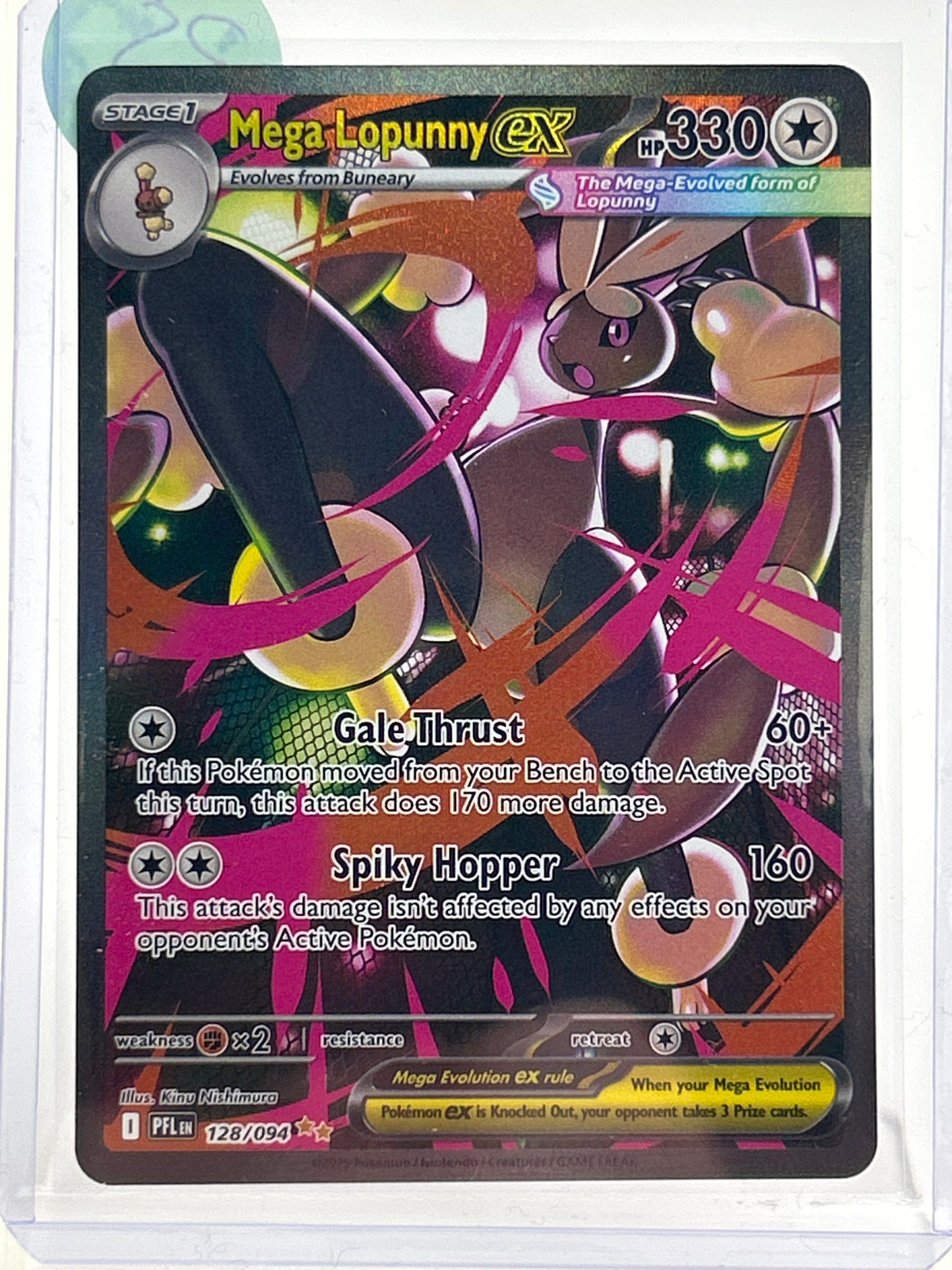 Pokémon TCG Phantasmal Flames Mega Lopunny 128 English