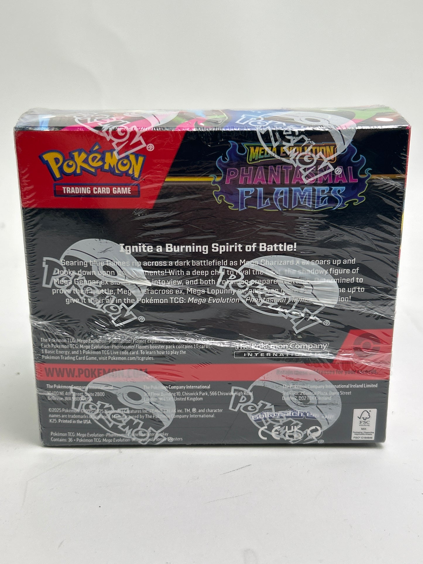 New Pokémon TCG Phantasmal Flames Booster Box