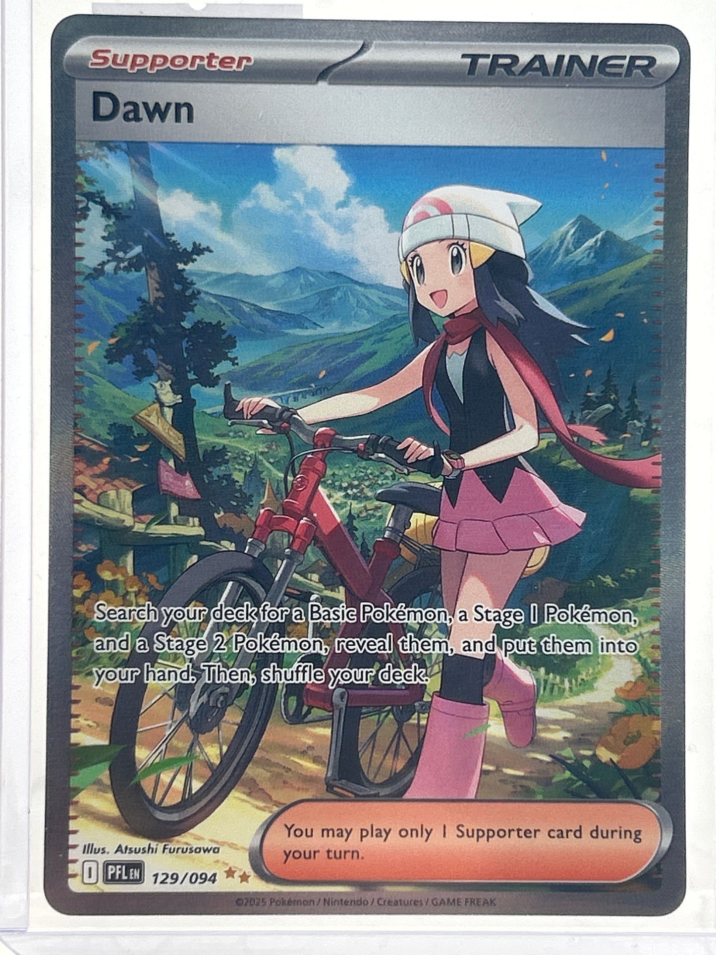 Pokémon TCG Phantasmal Flames Dawn 129 English