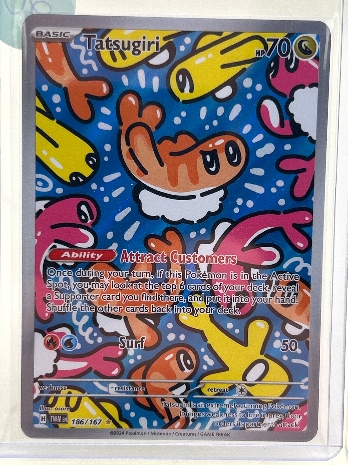 Pokémon TCG Twilight Masquerade Tatsugiri 186 English