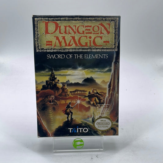 Dungeon Magic (Nintendo NES, 1989) CIB