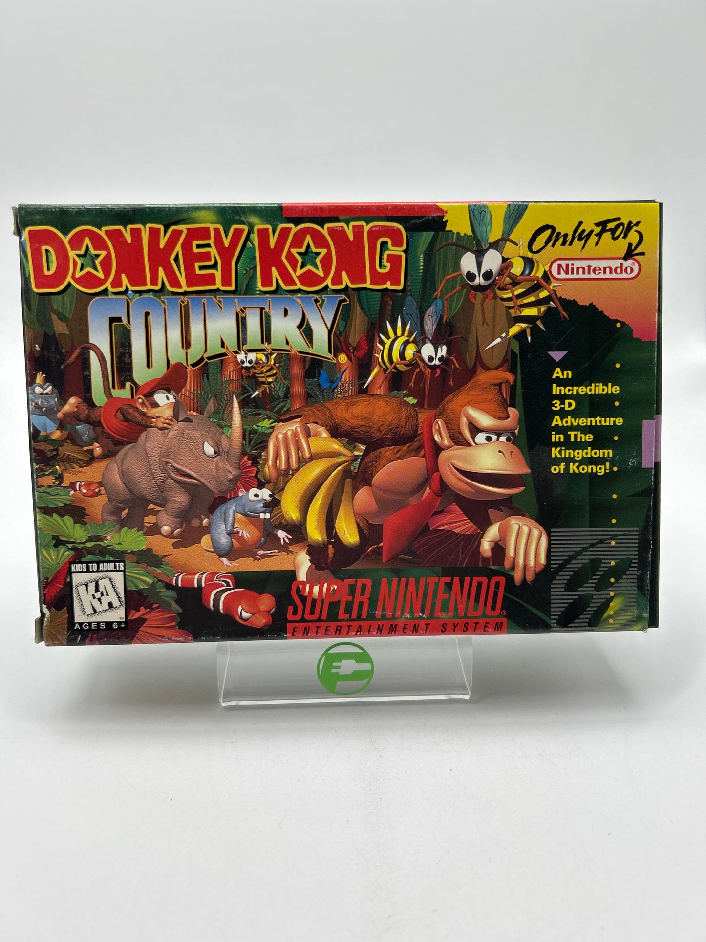Donkey Kong Country (Super Nintendo SNES, 1994) CIB