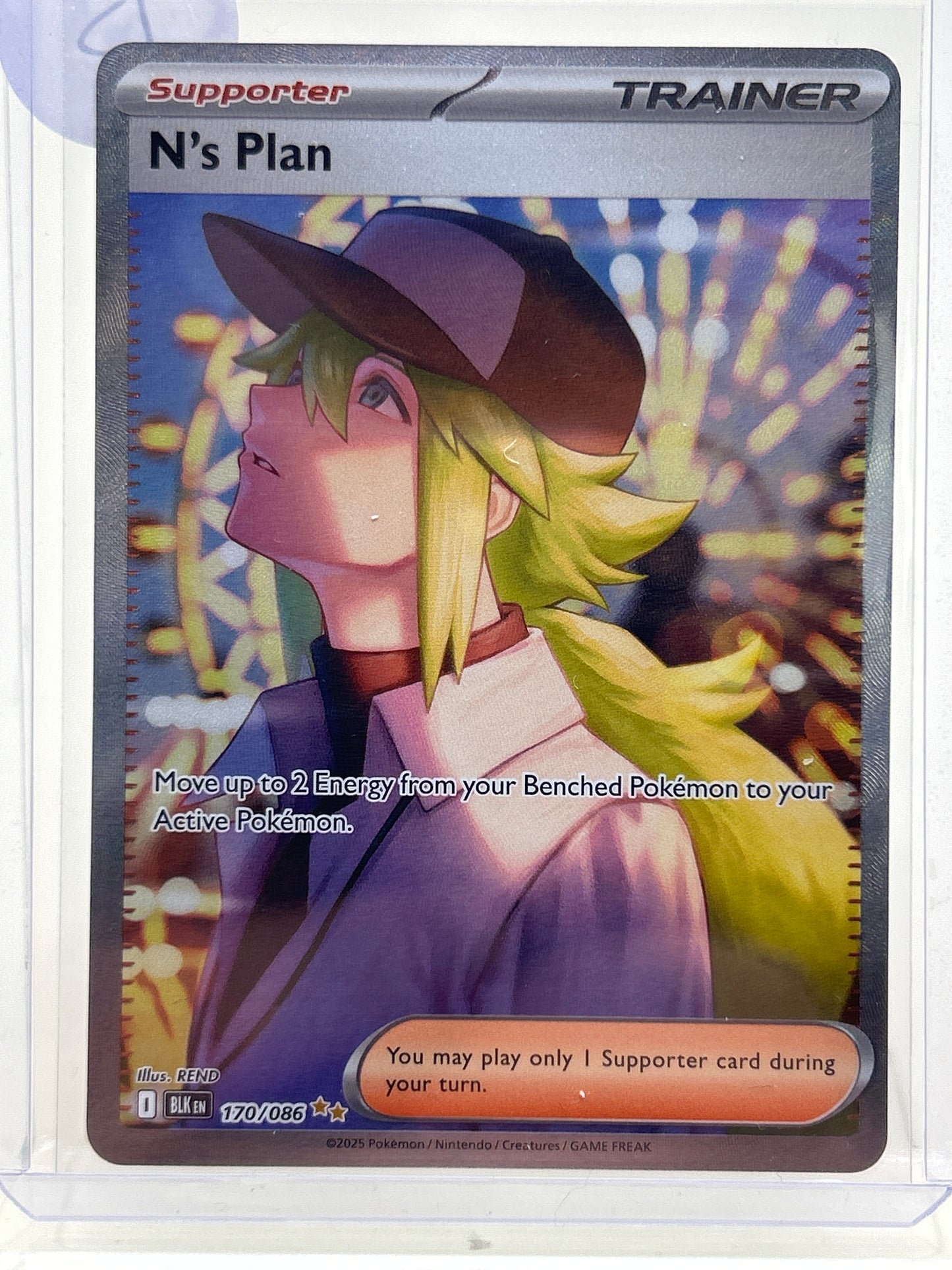 Pokémon TCG Black Bolt N's Plan 170/086 English