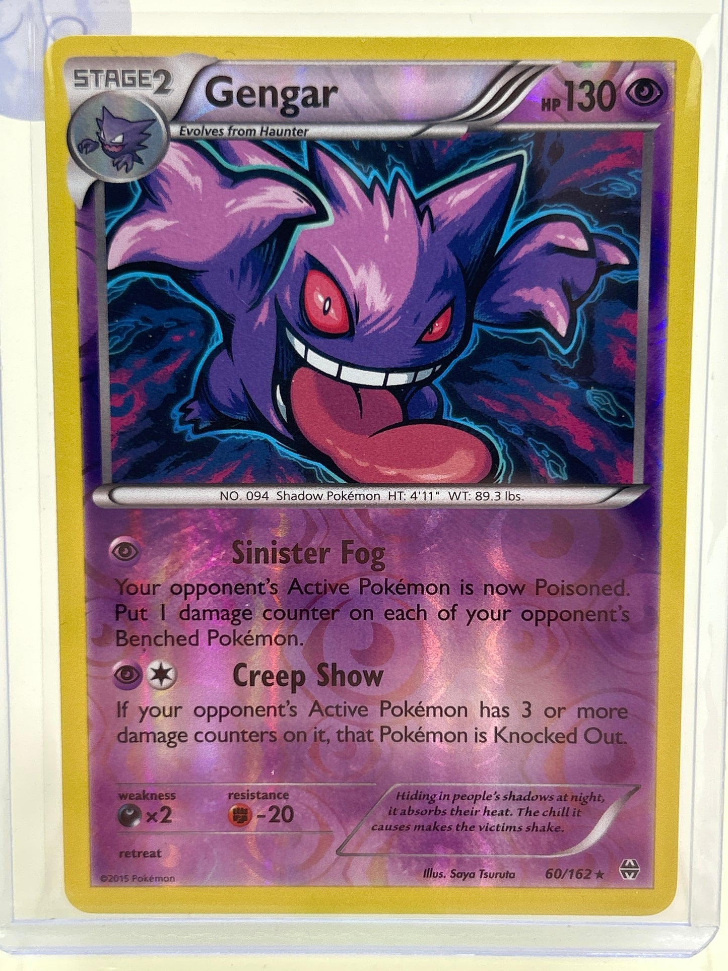 Pokémon TCG Breakthrough Gengar 60 Reverse Holo English