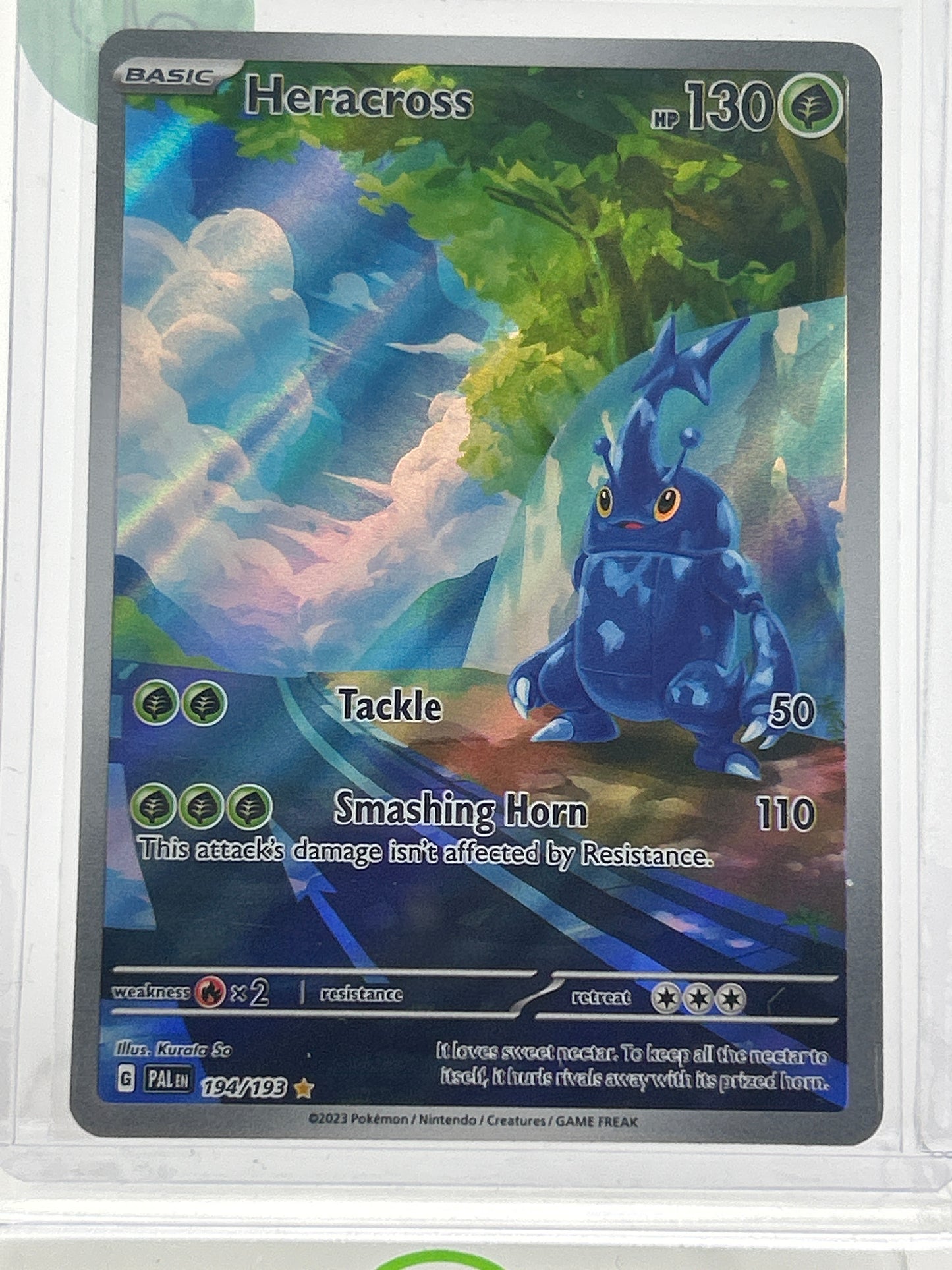 Pokémon TCG Paldea Evolved Heracross 194 English