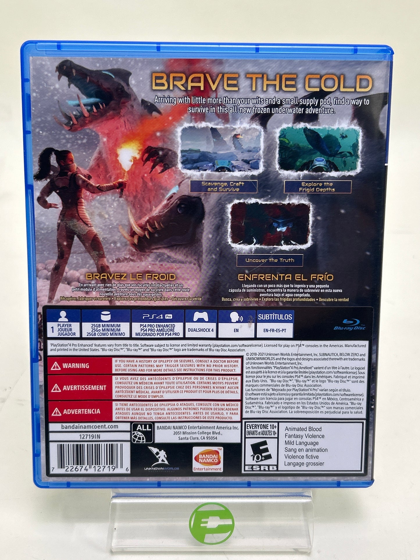 Subnautica: Below Zero (Sony PlayStation 4 PS4, 2021)
