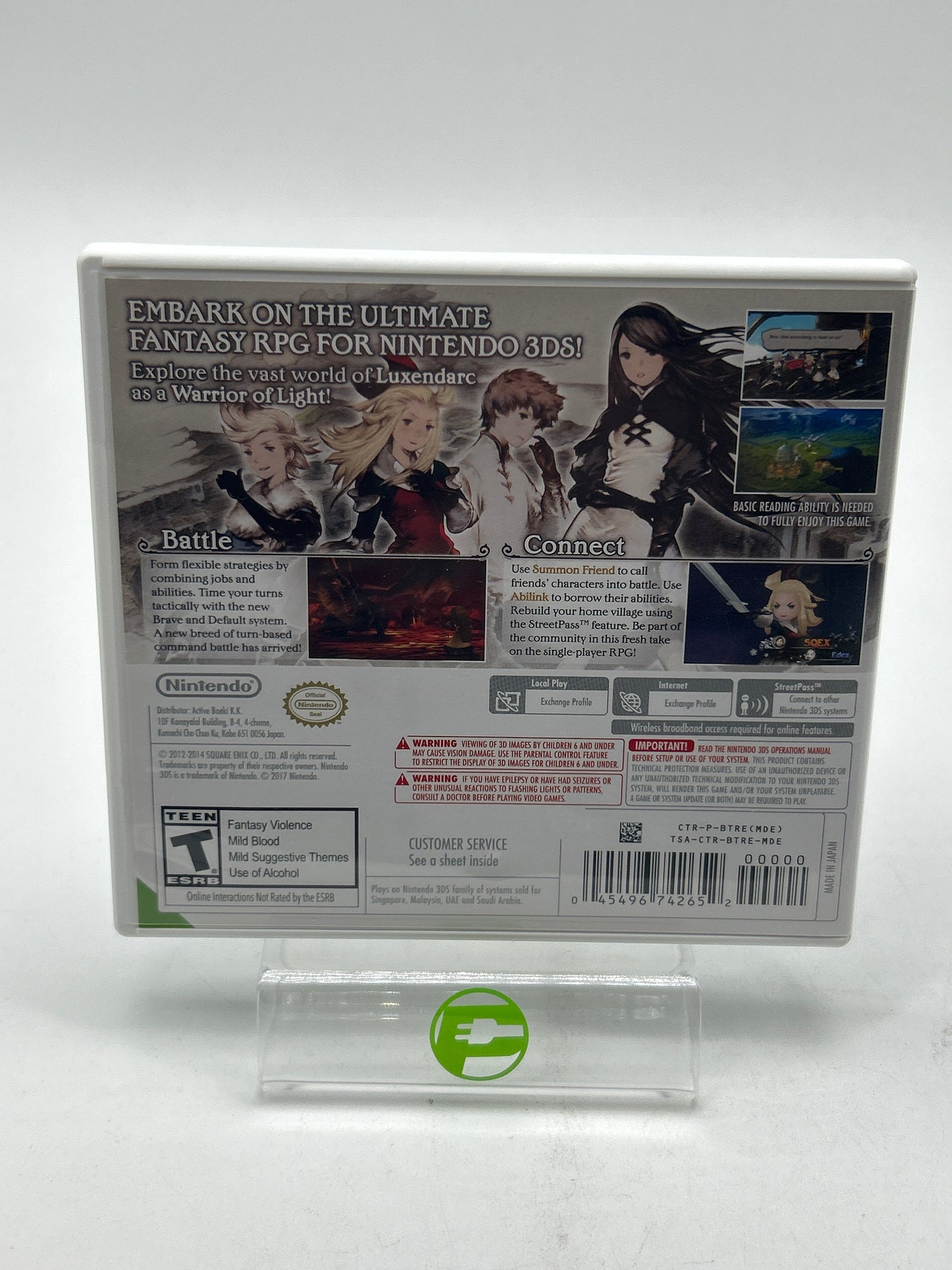 Bravely Default (Nintendo 3DS, 2014)