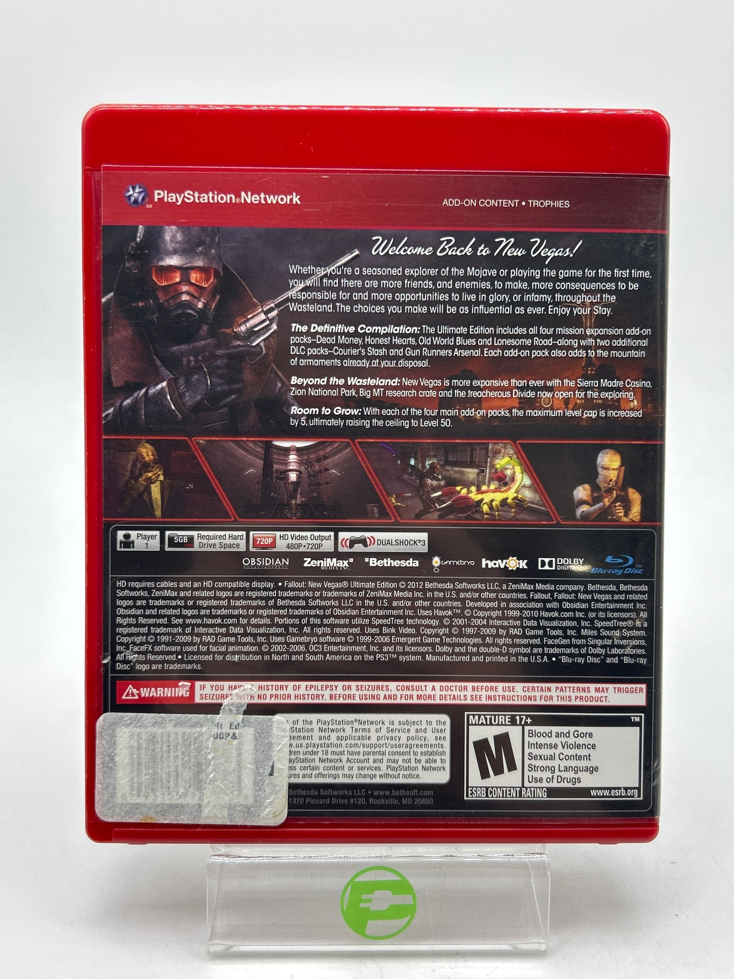 Fallout: New Vegas Ultimate Edition Greatest Hits (Sony PlayStation 3 PS3, 2012)