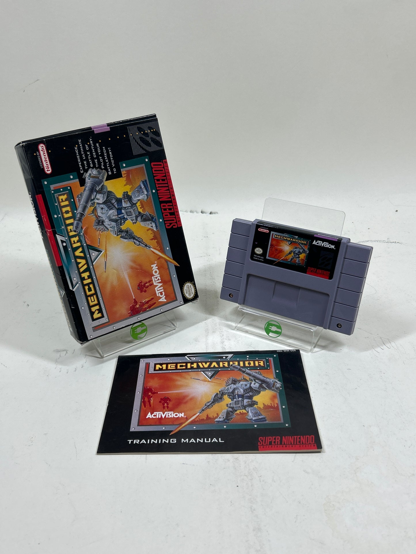 MechWarrior (Super Nintendo SNES, 1993) CIB