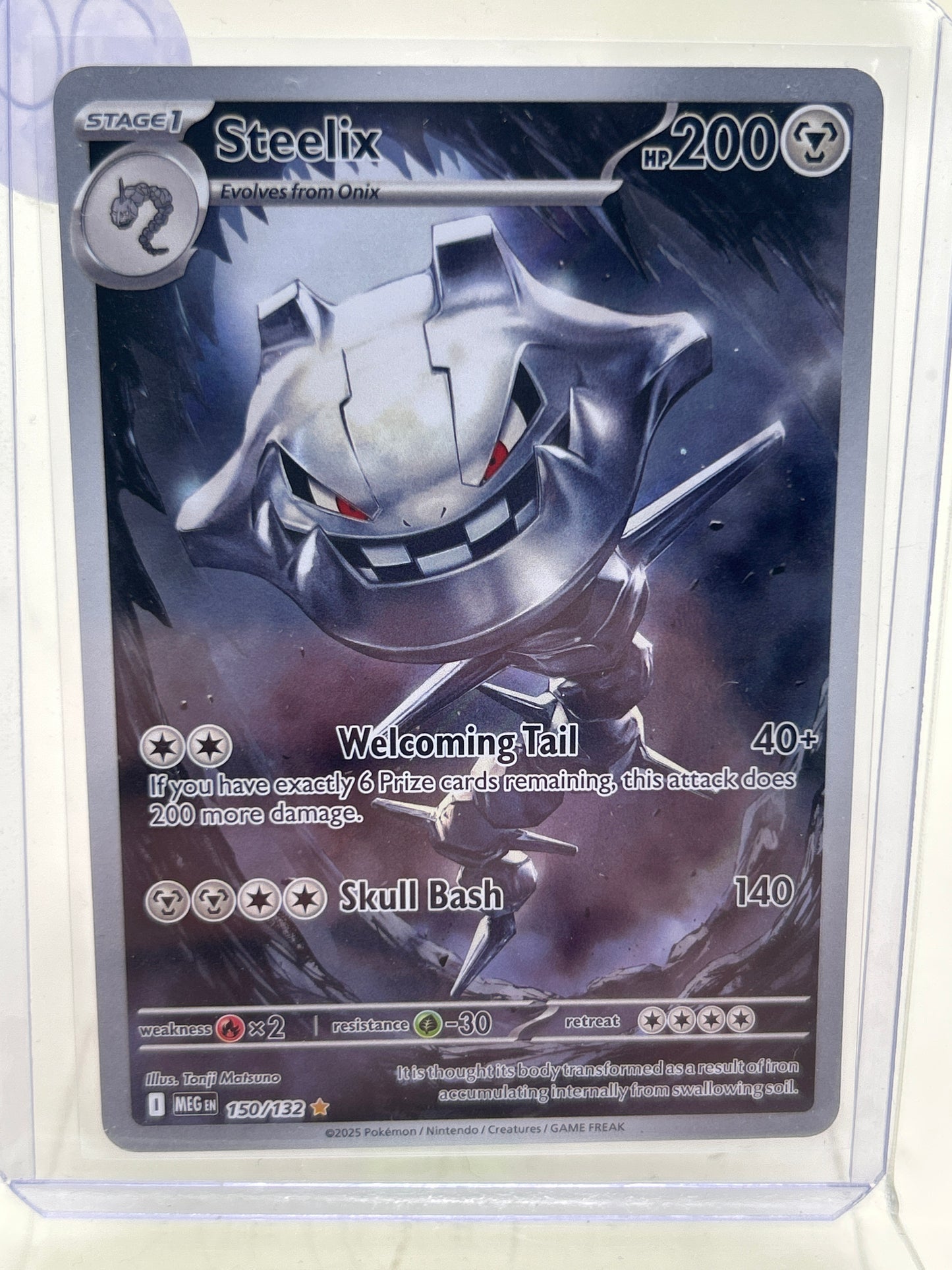 Pokémon TCG Mega Evolution Steelix 150/132 English