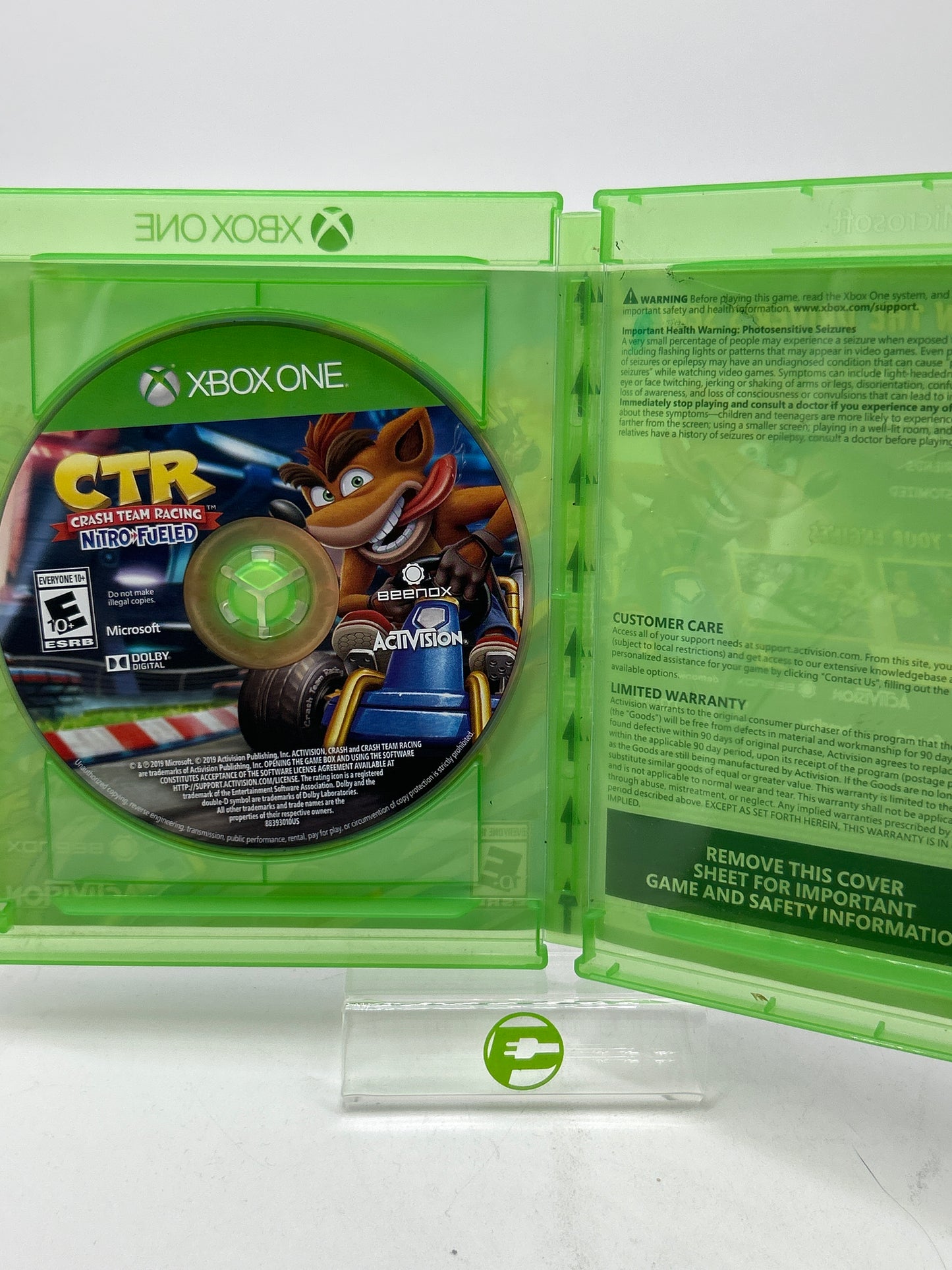 Crash Team Racing: Nitro Fueled (Microsoft Xbox One, 2019)
