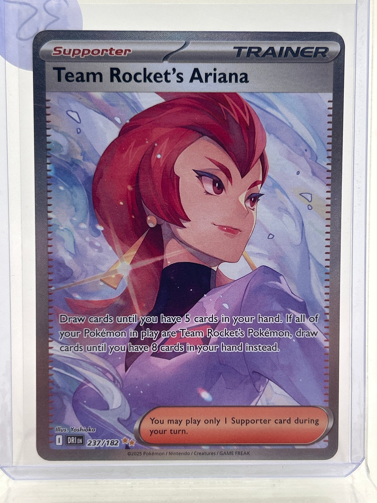 Pokémon TCG Destined Rivals Team Rocket's Ariana 237/182 English