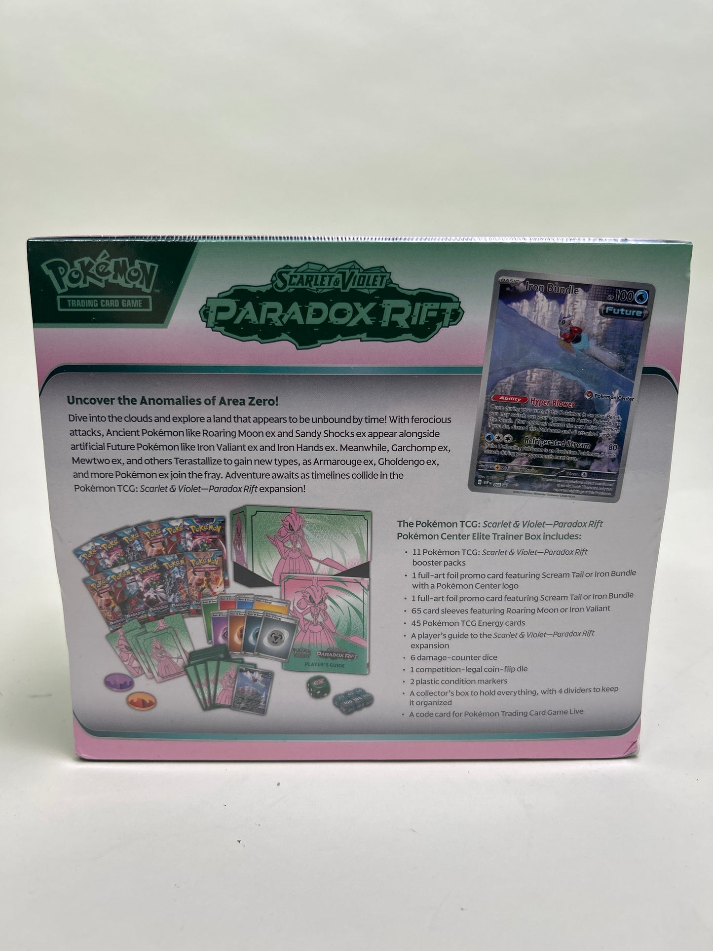 New Pokémon TCG Pokémon TCG Paradox Rift Pokemon Center Elite Trainer Box