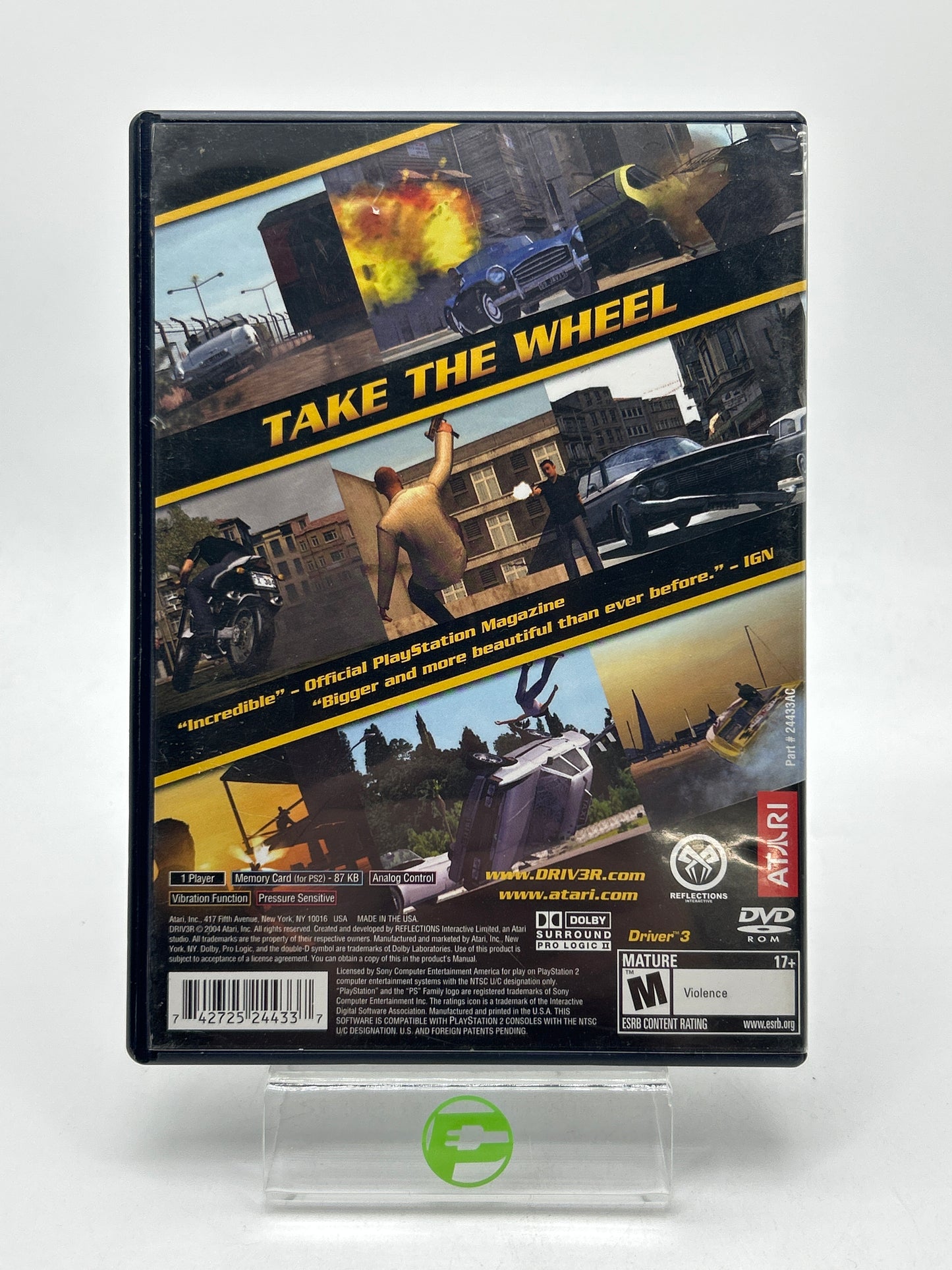 Driver 3 (Sony PlayStation 2 PS2, 2004)