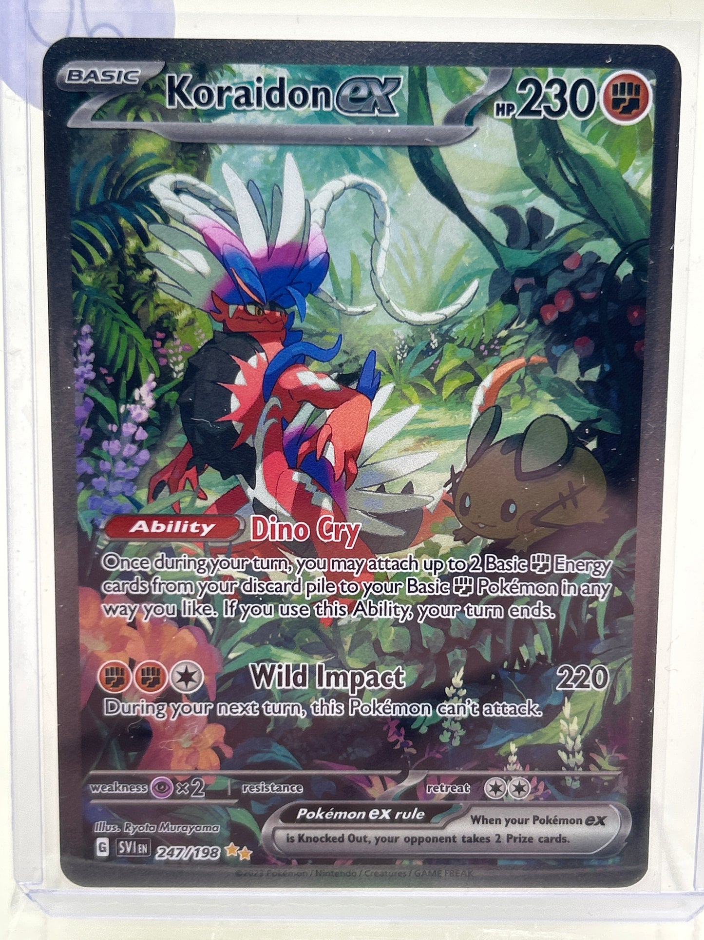 Pokémon TCG Scarlet & Violet Koraidon ex 247 English