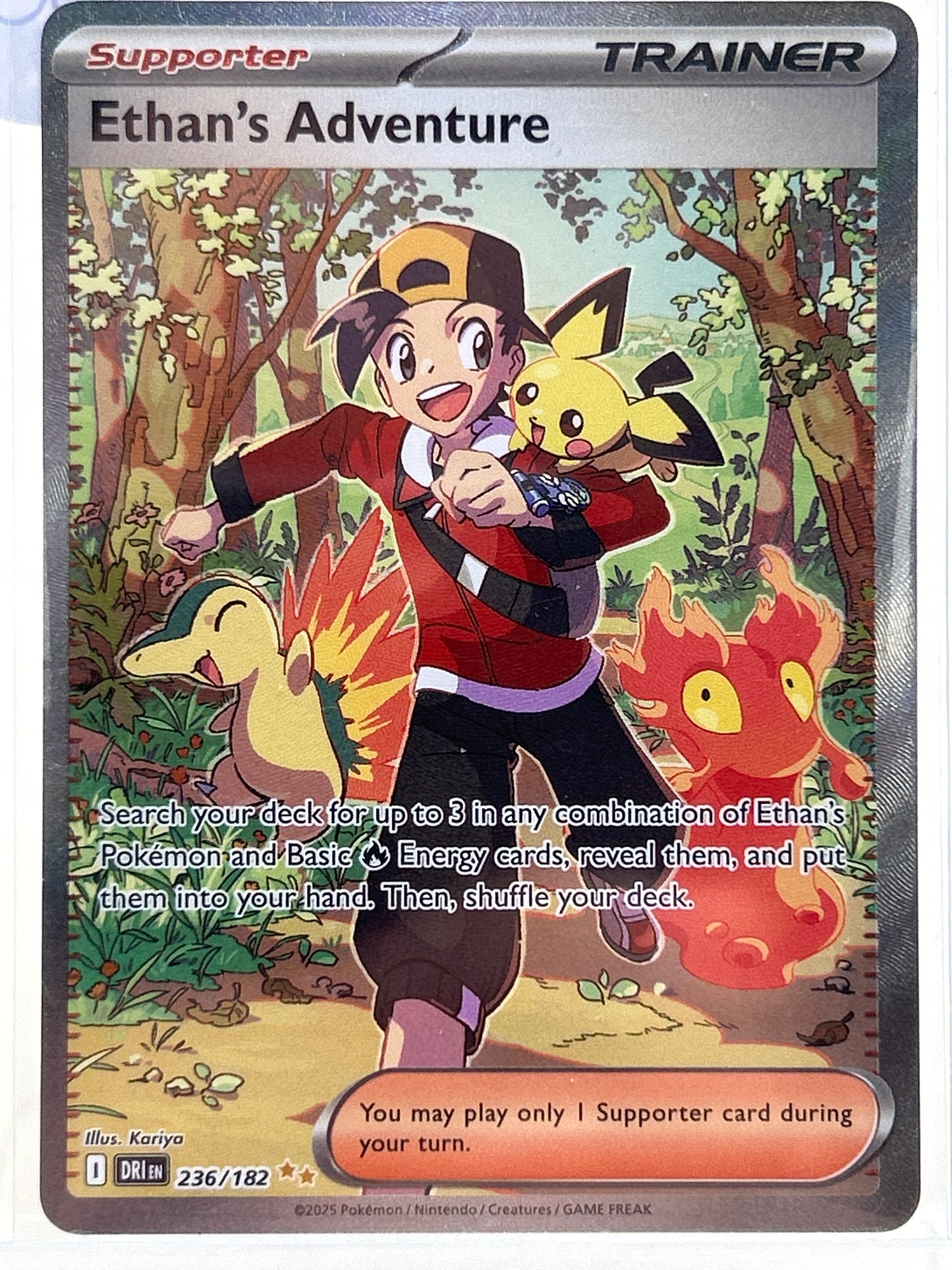 Pokémon TCG Destined Rivals Ethan's Adventure 236/182 English