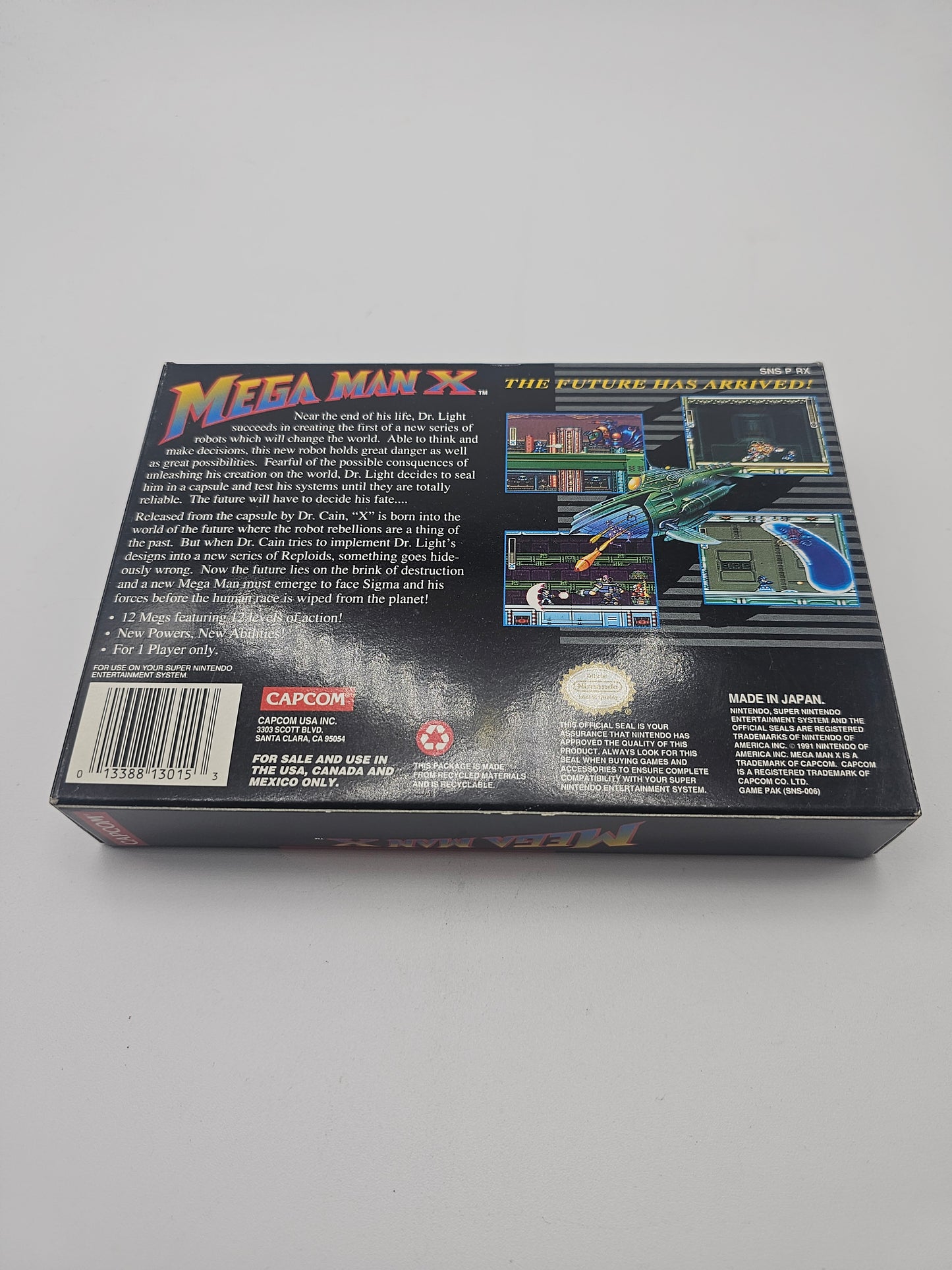Mega Man X (Super Nintendo SNES, 1993) CIB