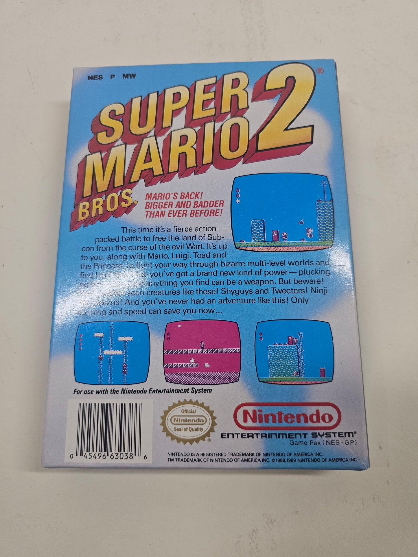 Super Mario Bros 2 (Nintendo NES, 1988)
