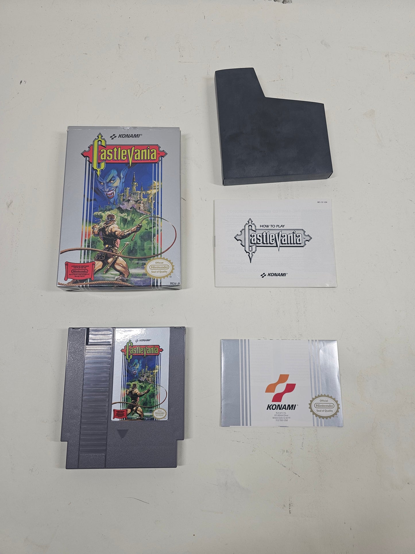 Castlevania (Nintendo NES, 1987) CIB