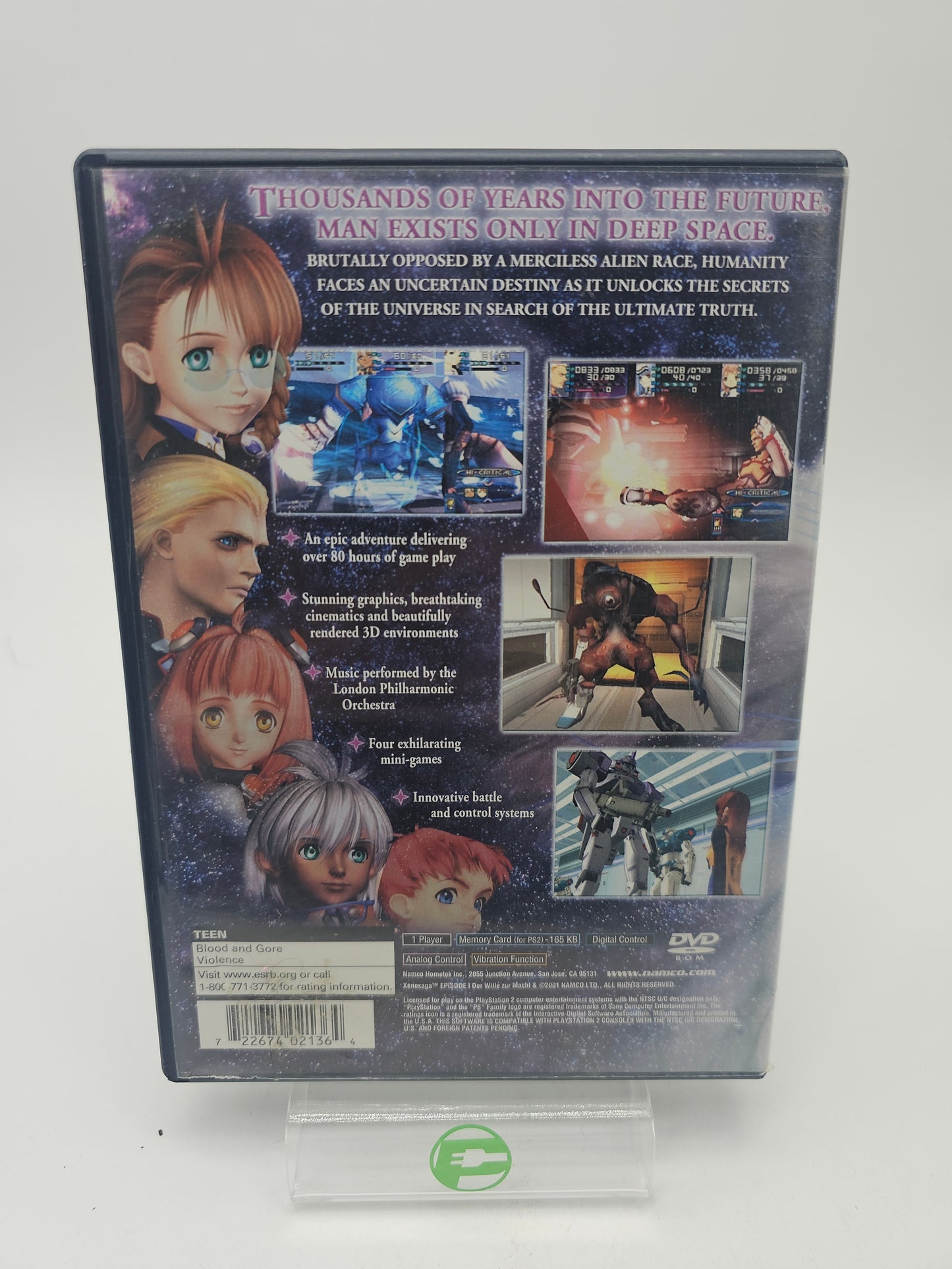 Xenosaga Episode I (Sony PlayStation 2 PS2, 2002)