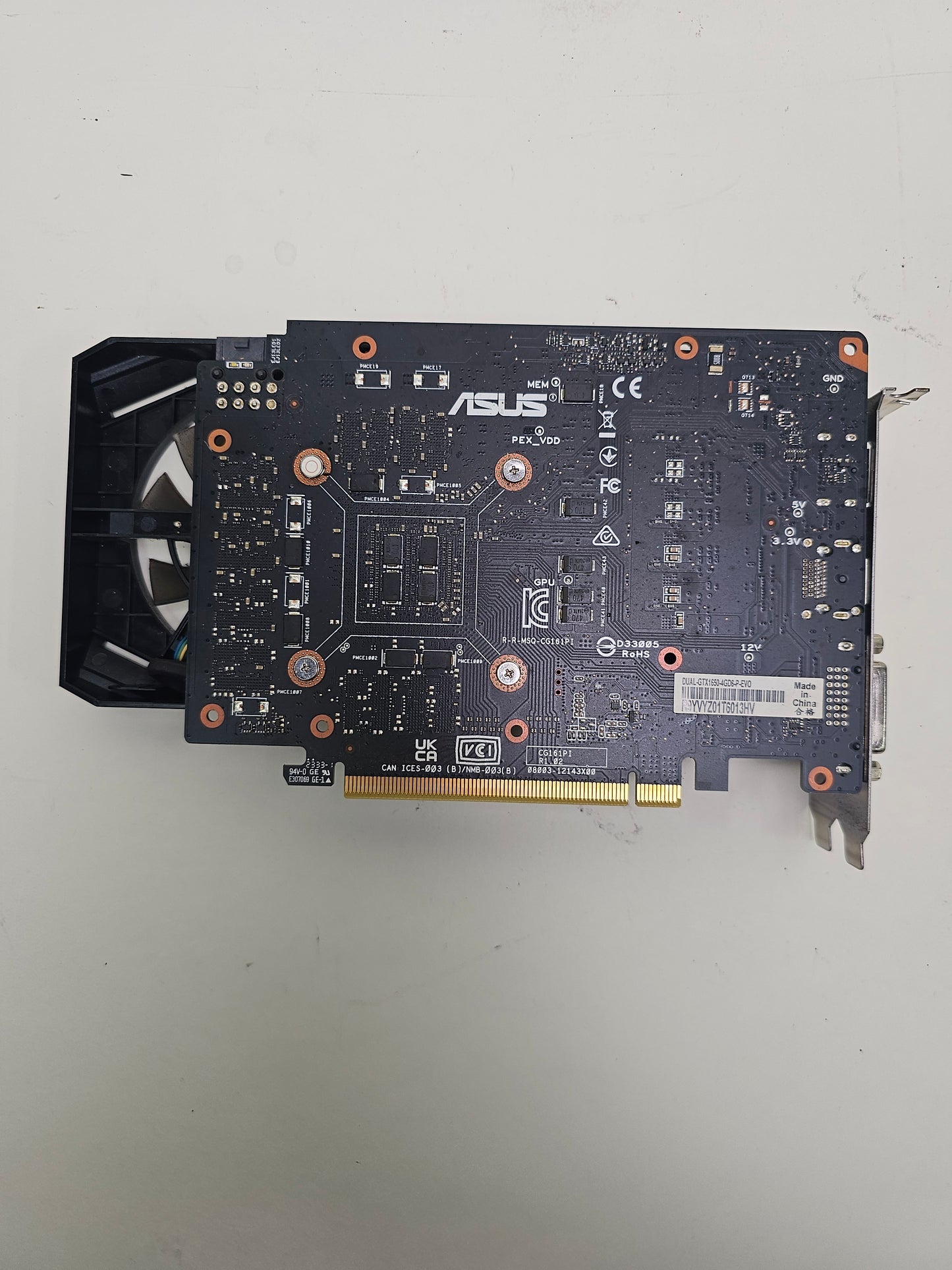 Asus GeForce GTX 1650 4GB GDDR5 Graphics Card DUAL-GTX1650-4GD6-P-EVO