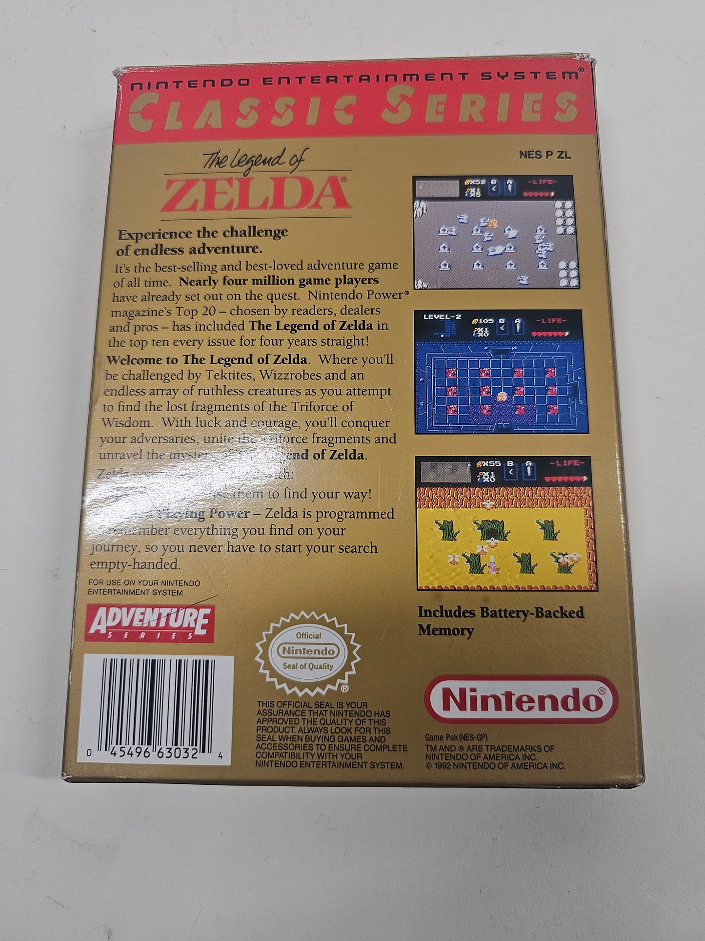 Legend of Zelda (Nintendo NES, 1987) CIB