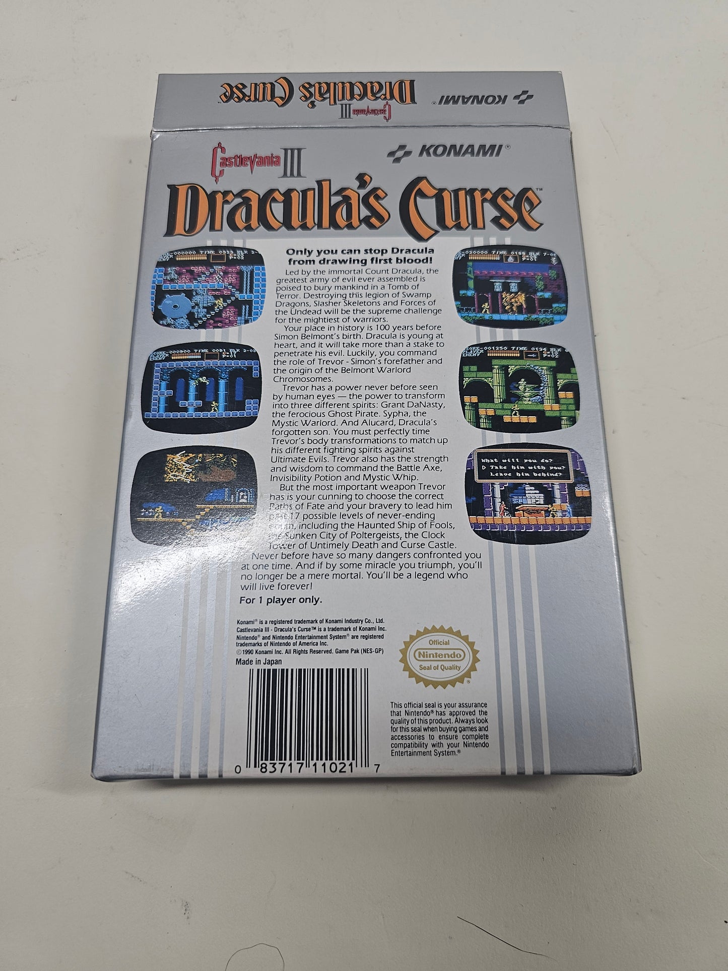 Castlevania III Dracula's Curse (Nintendo NES, 1990) CIB