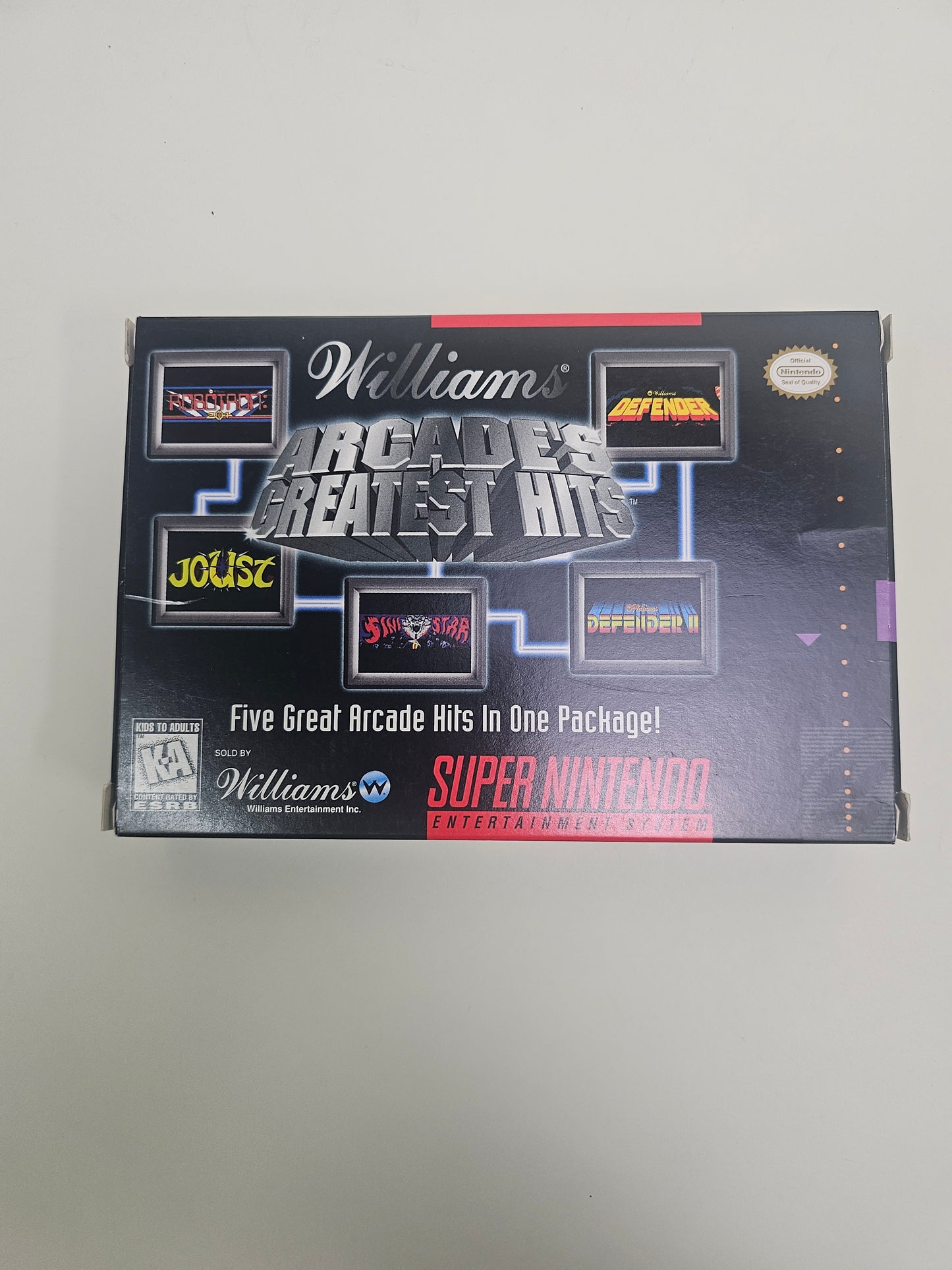 Williams Arcade's Greatest Hits (Super Nintendo SNES, 1996)