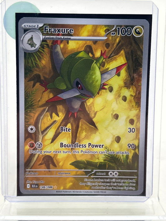 Pokémon TCG Black Bolt Fraxure 146/086 English