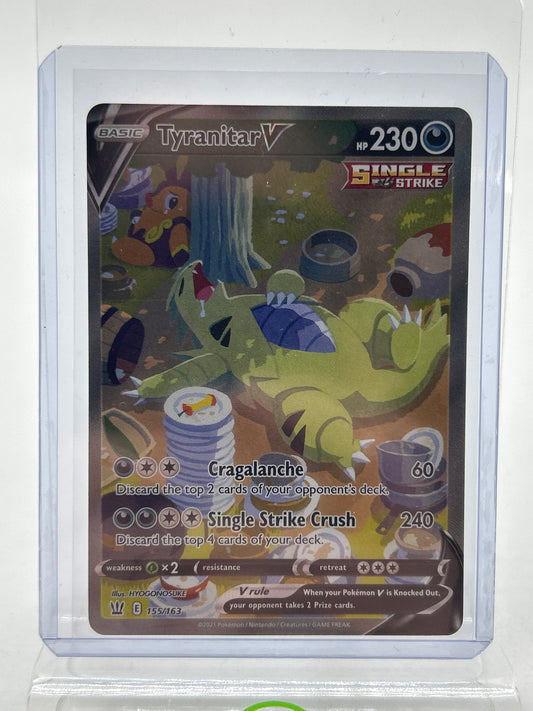 Pokémon TCG Sword & Shield - Battle Styles Tyranitar V 155/163 English