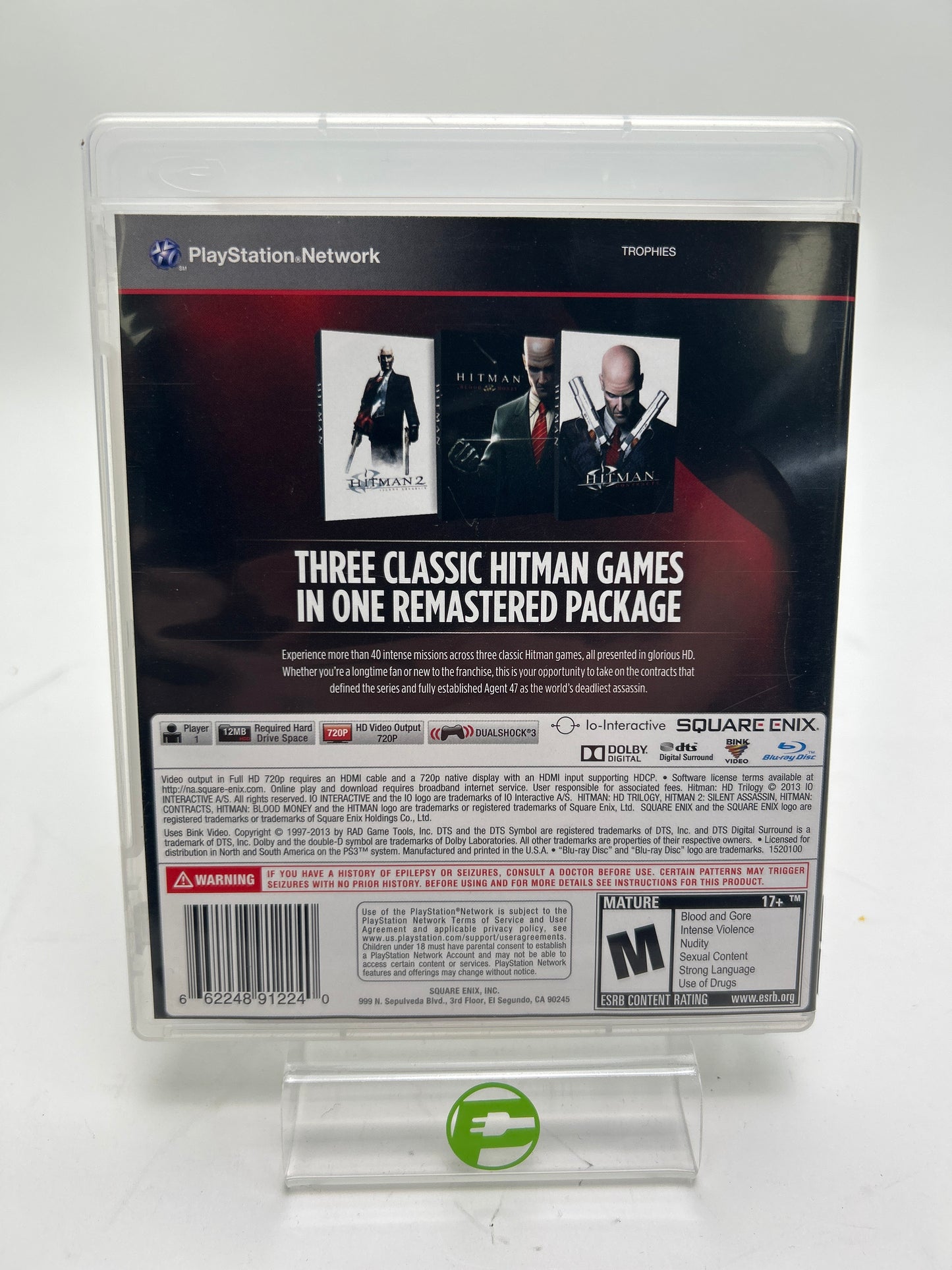 Hitman HD Trilogy (Sony PlayStation 3 PS3, 2013)