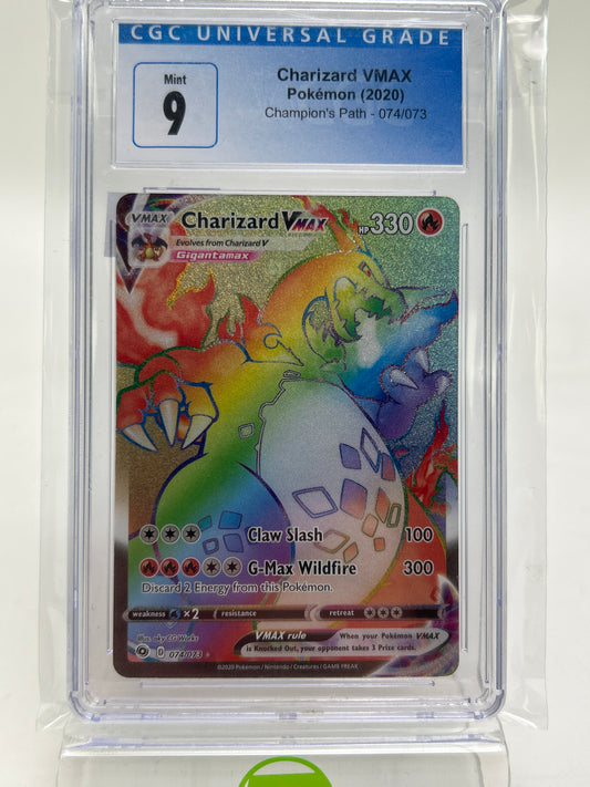 Pokémon TCG Champions Path Charizard VMAX 74/73 Holo English CGC 9