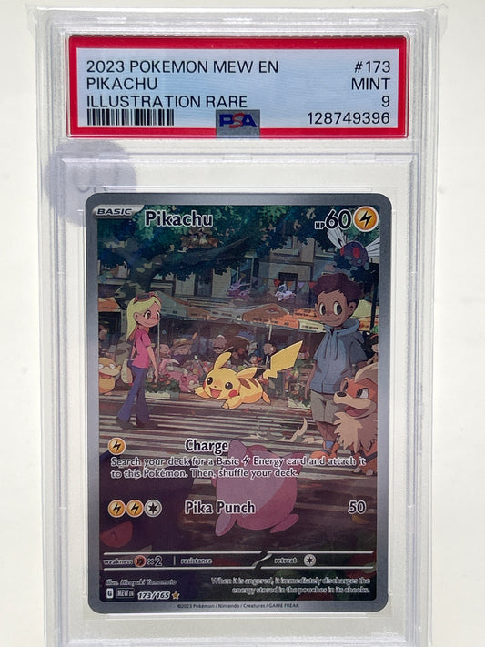 Pokémon TCG 151 Pikachu 173 English PSA 9 Mint