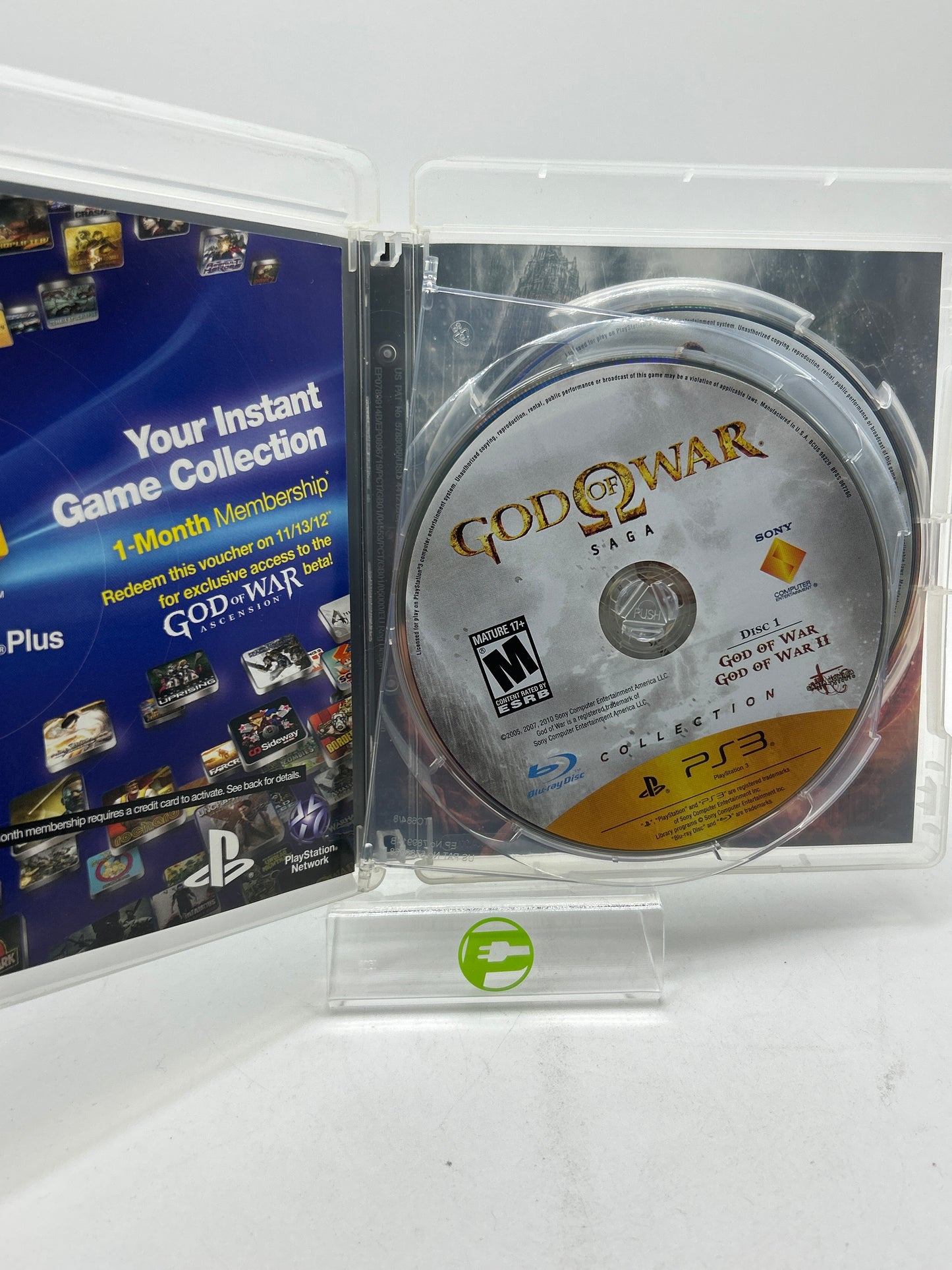 God of War Saga Dual Pack (Sony PlayStation 3 PS3, 2012)