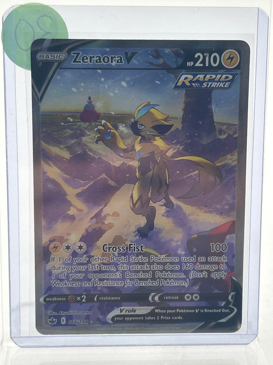 Pokémon TCG Sword & Shield - Chiling Reign Zeraora V 166/198 English