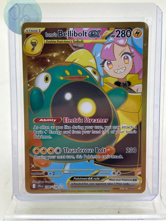 Pokémon TCG Journey Together Iono's Bellibolt EX 188/159 English