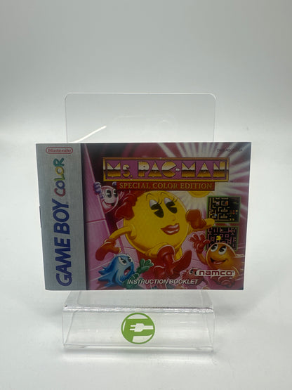 Ms. Pac-Man Special Color Edition (Nintendo GameBoy Color, 1999)