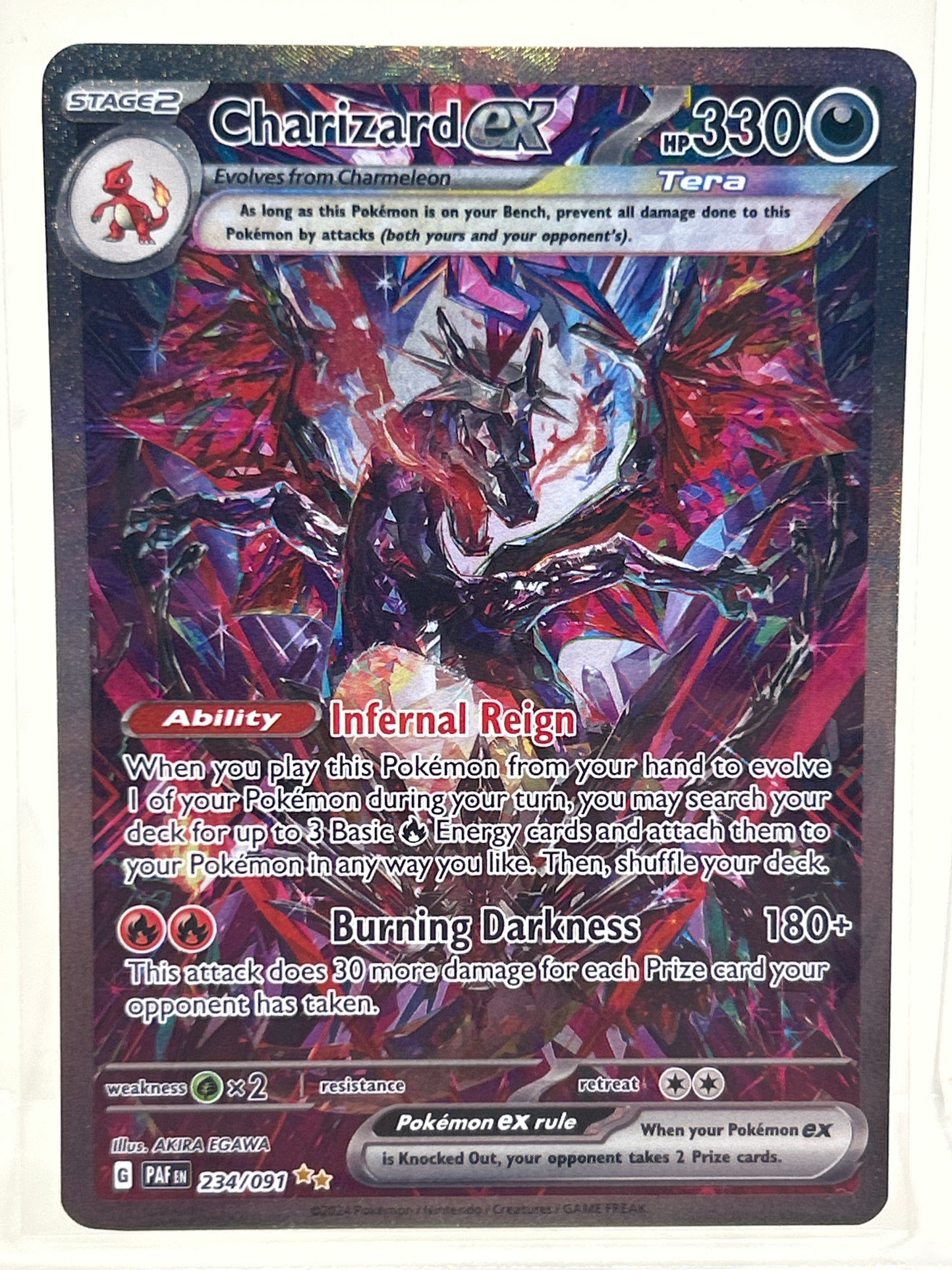 Pokémon TCG Paldean Fates Charizard ex 234 English