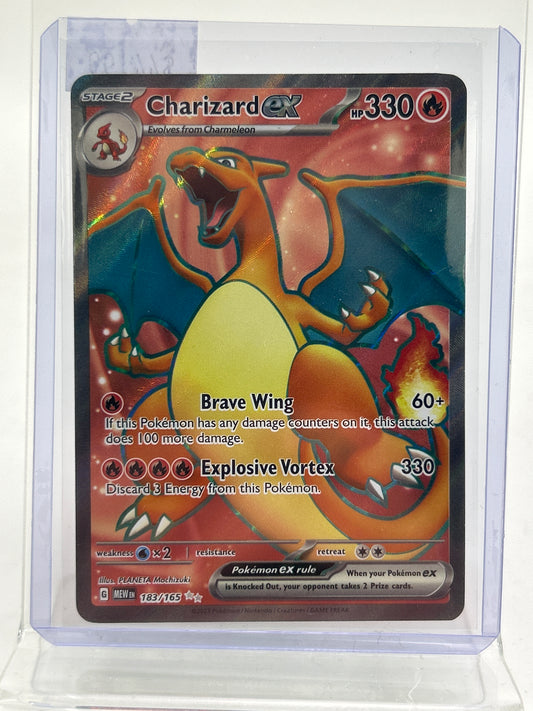 Pokémon TCG Scarlet & Violet: 151 Charizard Ex 183 Holo English