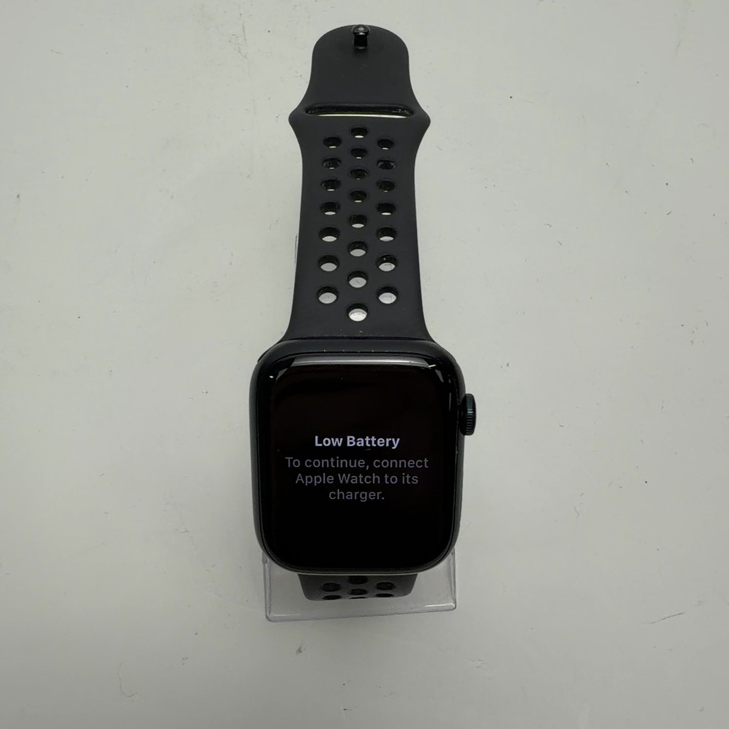 PayMore Hilliard GPS Only Apple Watch Series 7 45MM Black Aluminum Midnight Black Nike Sport Band