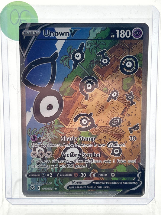 Pokémon TCG Sword & Shield - Silver Tempest Unown V 177/195 English
