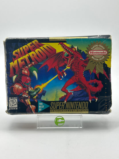 Super Metroid [Player's Choice] (Super Nintendo SNES, 1995) CIB